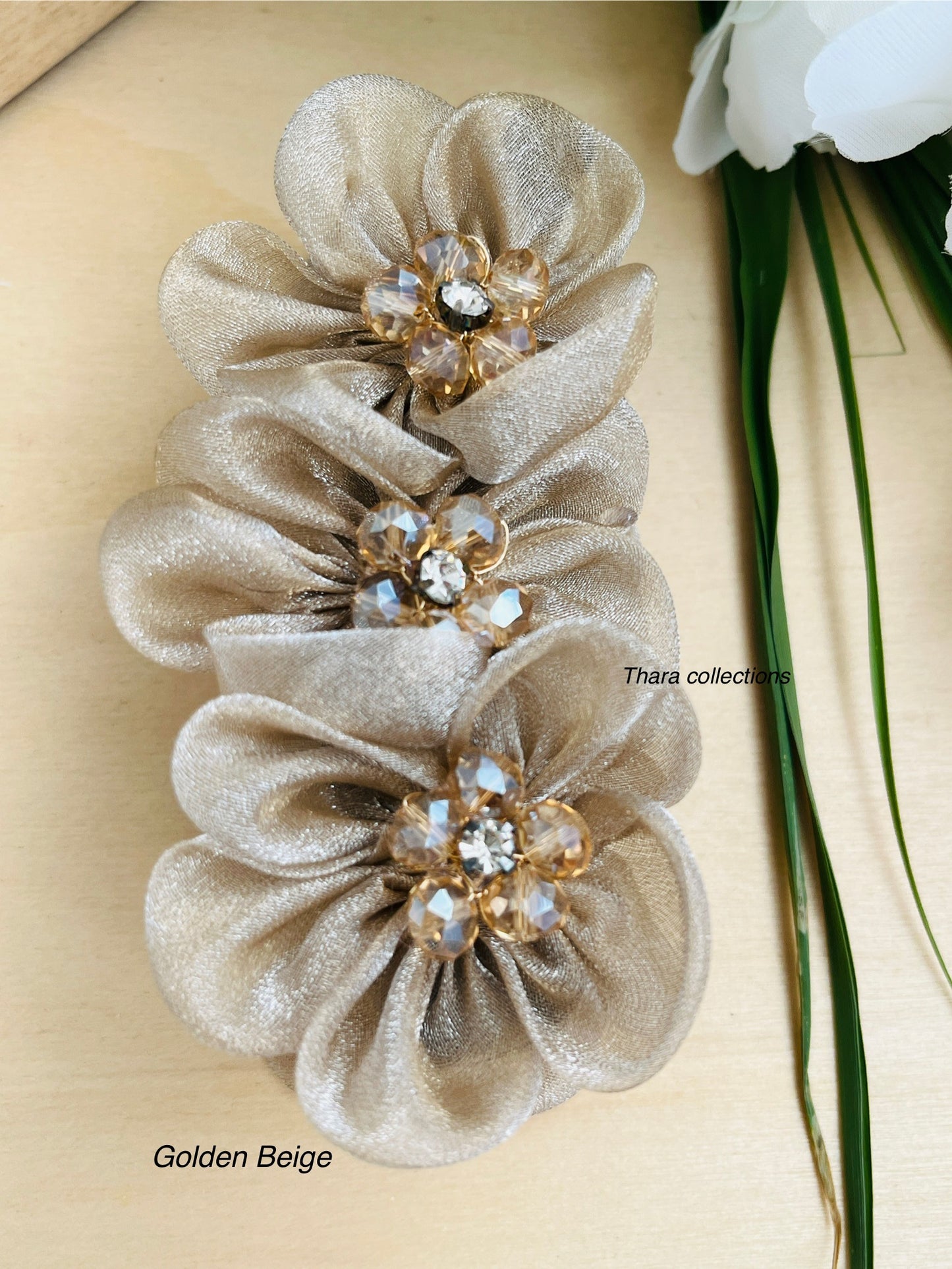 BloomBliss Floral Banana Clips