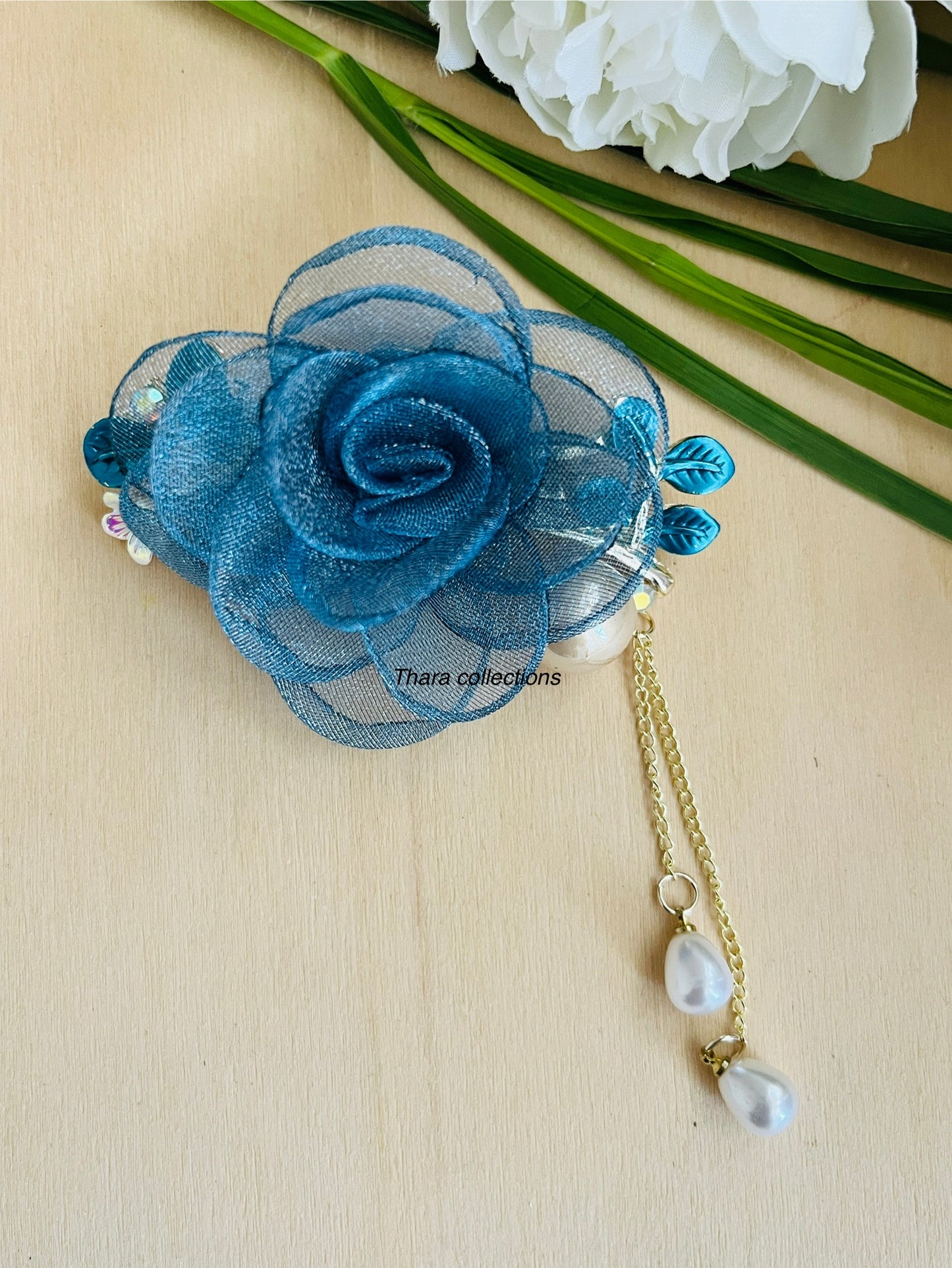 Rose Blossom Hair Clip