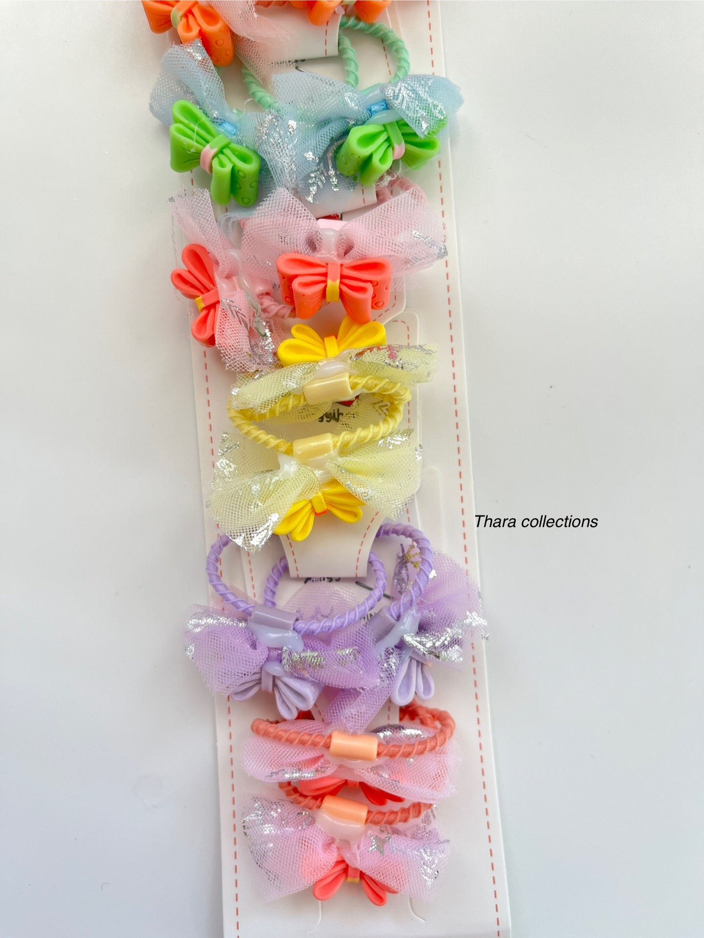 Bow & Tulle Hair Tie Set of 2