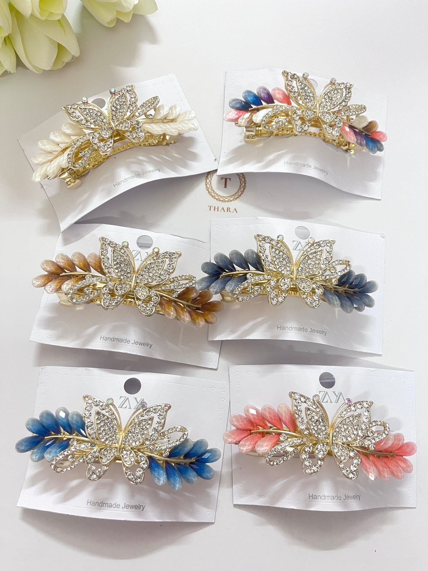 Colorful Butterfly Hair Barette