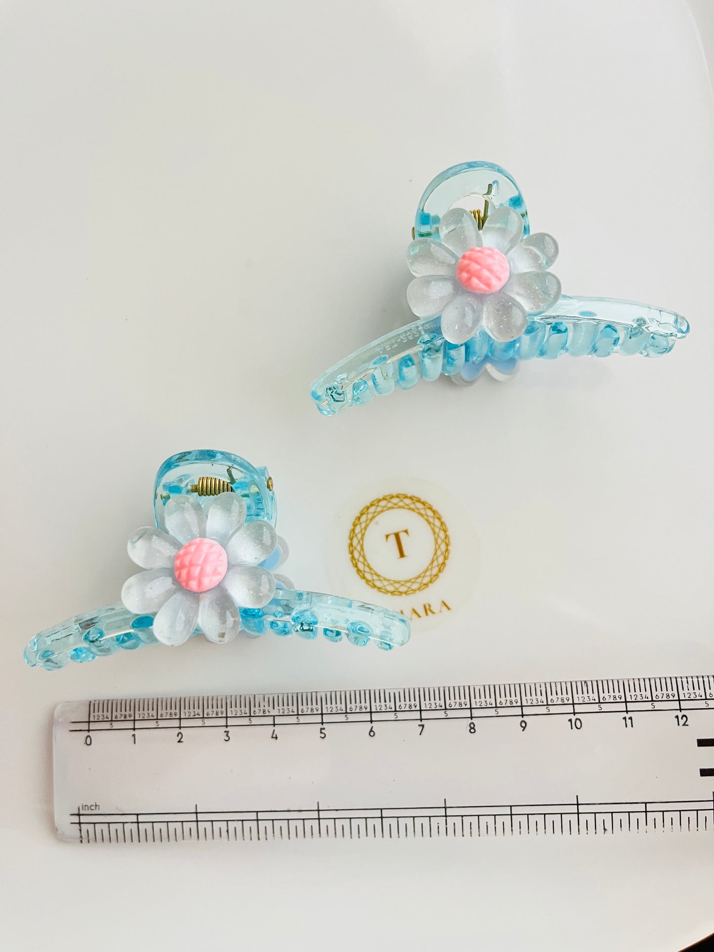 Pastel Daisy Flower Hair Claw Clip β Medium Size