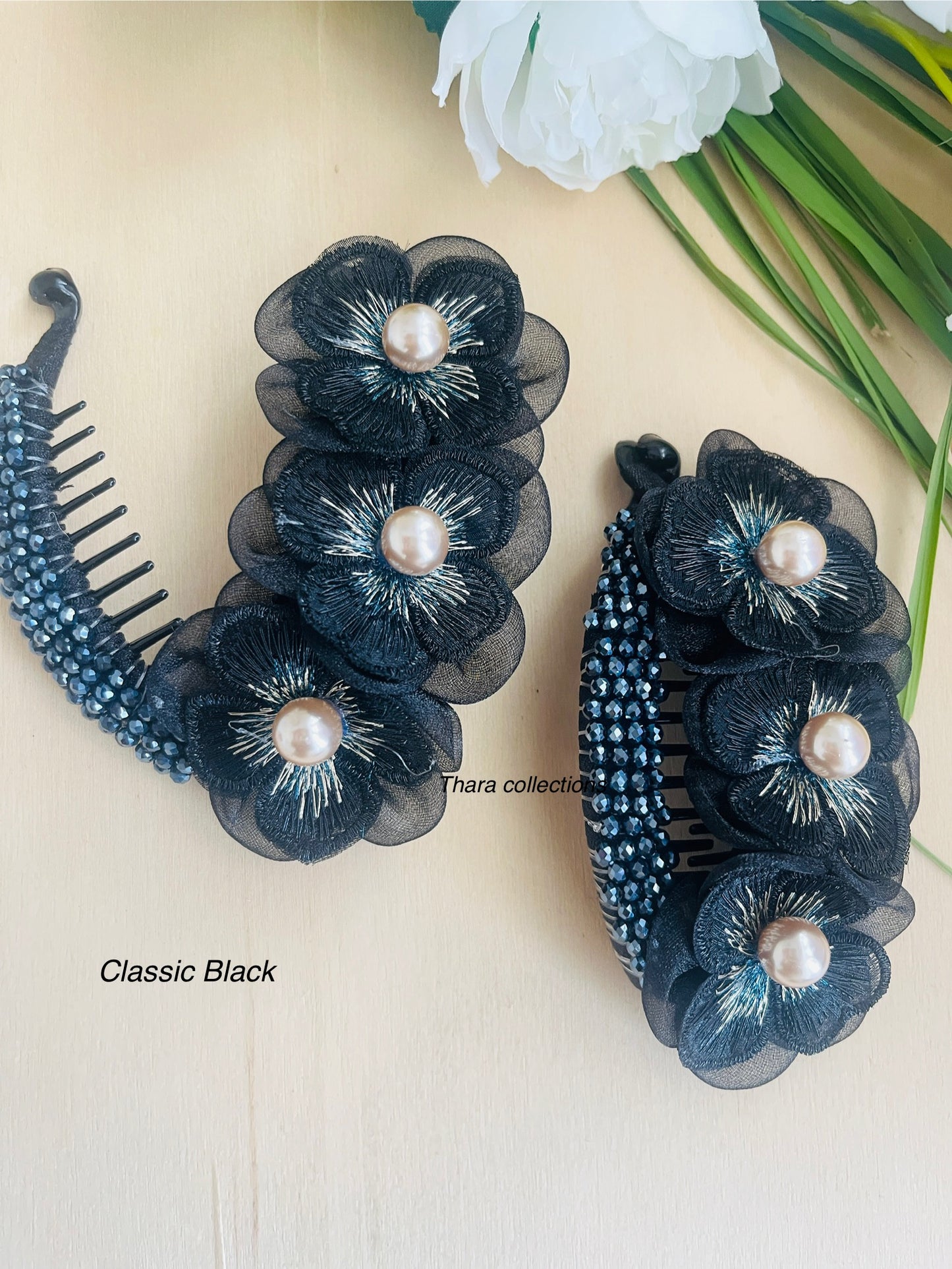Floral Banana HairClip