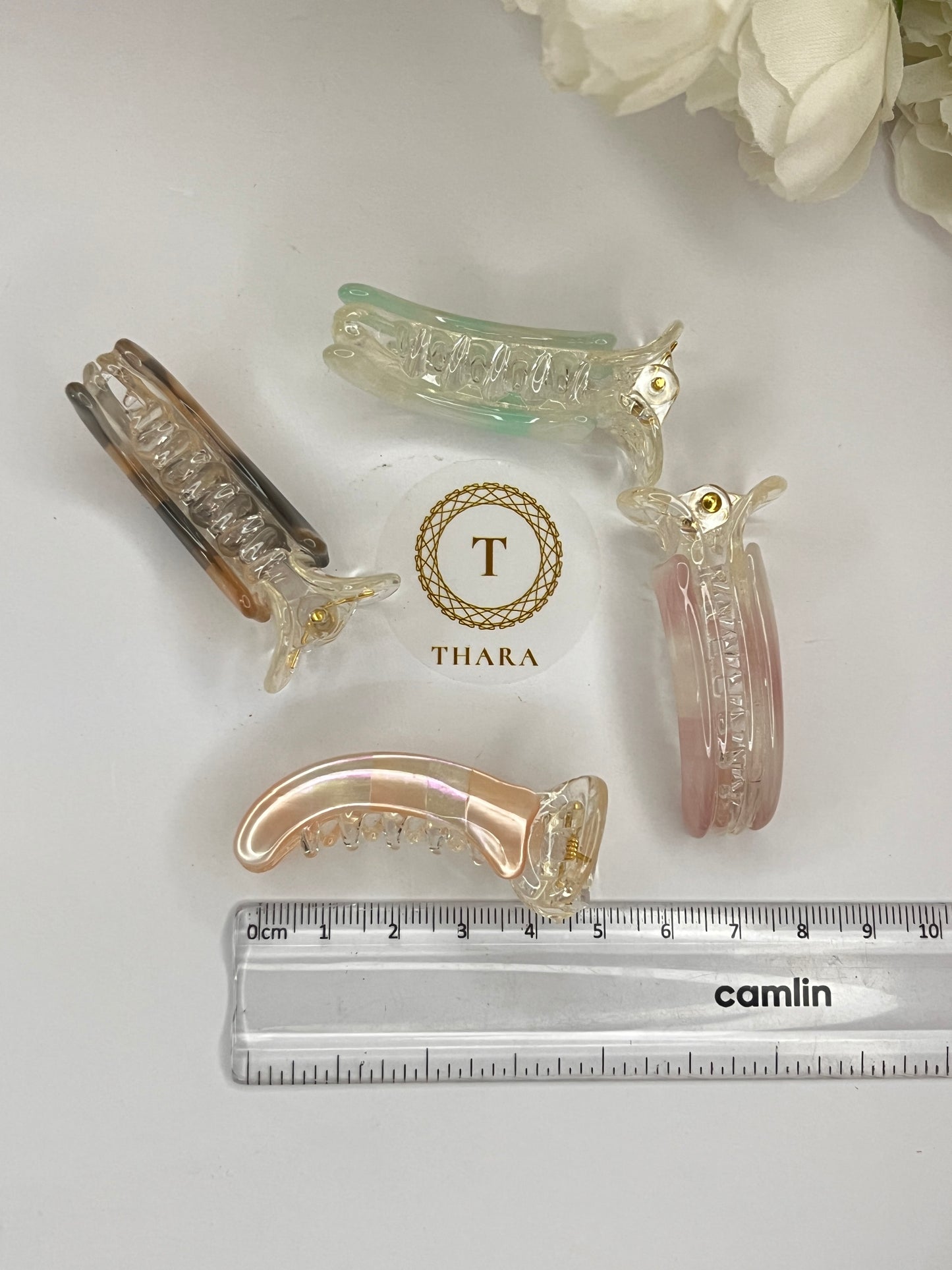 Dual shade Banana HairClip -Small