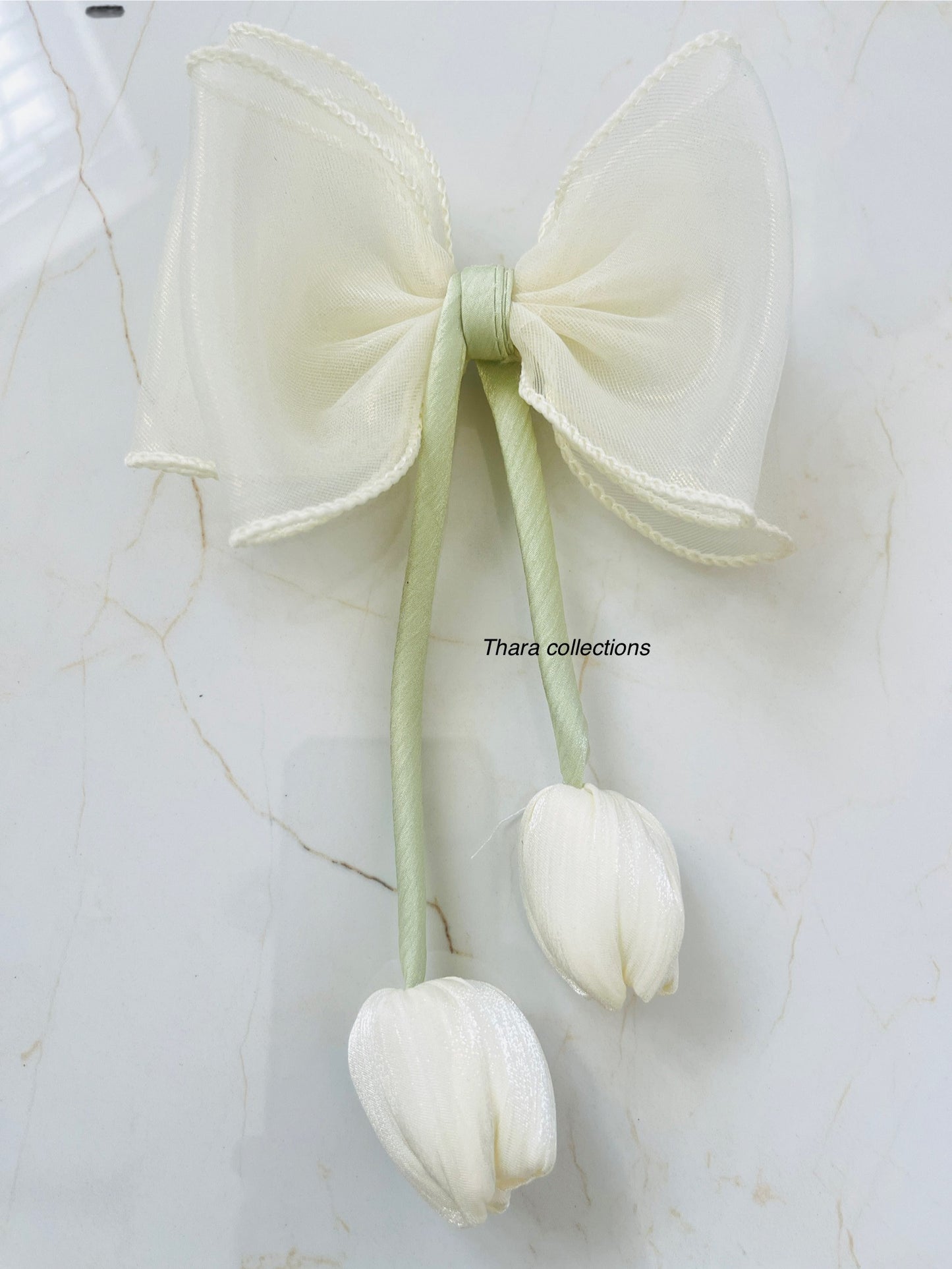 Tulip Bow Hair Clip - Pastel Colors