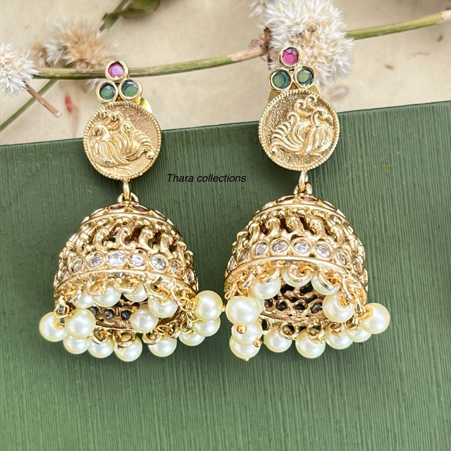 Temple Coin Necklace Set – Traditional Elegance