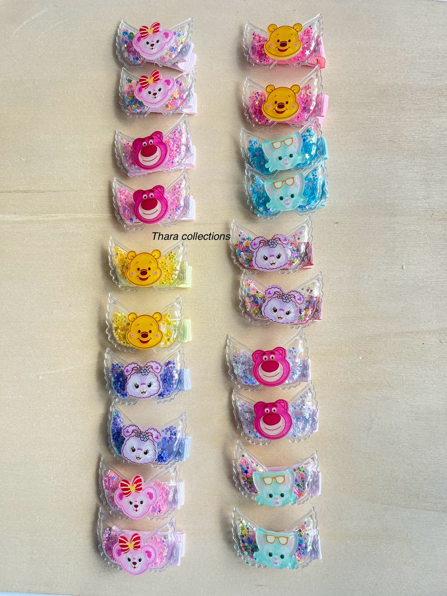 Adorable Bunny Glitter Hair Clips – Set of 2