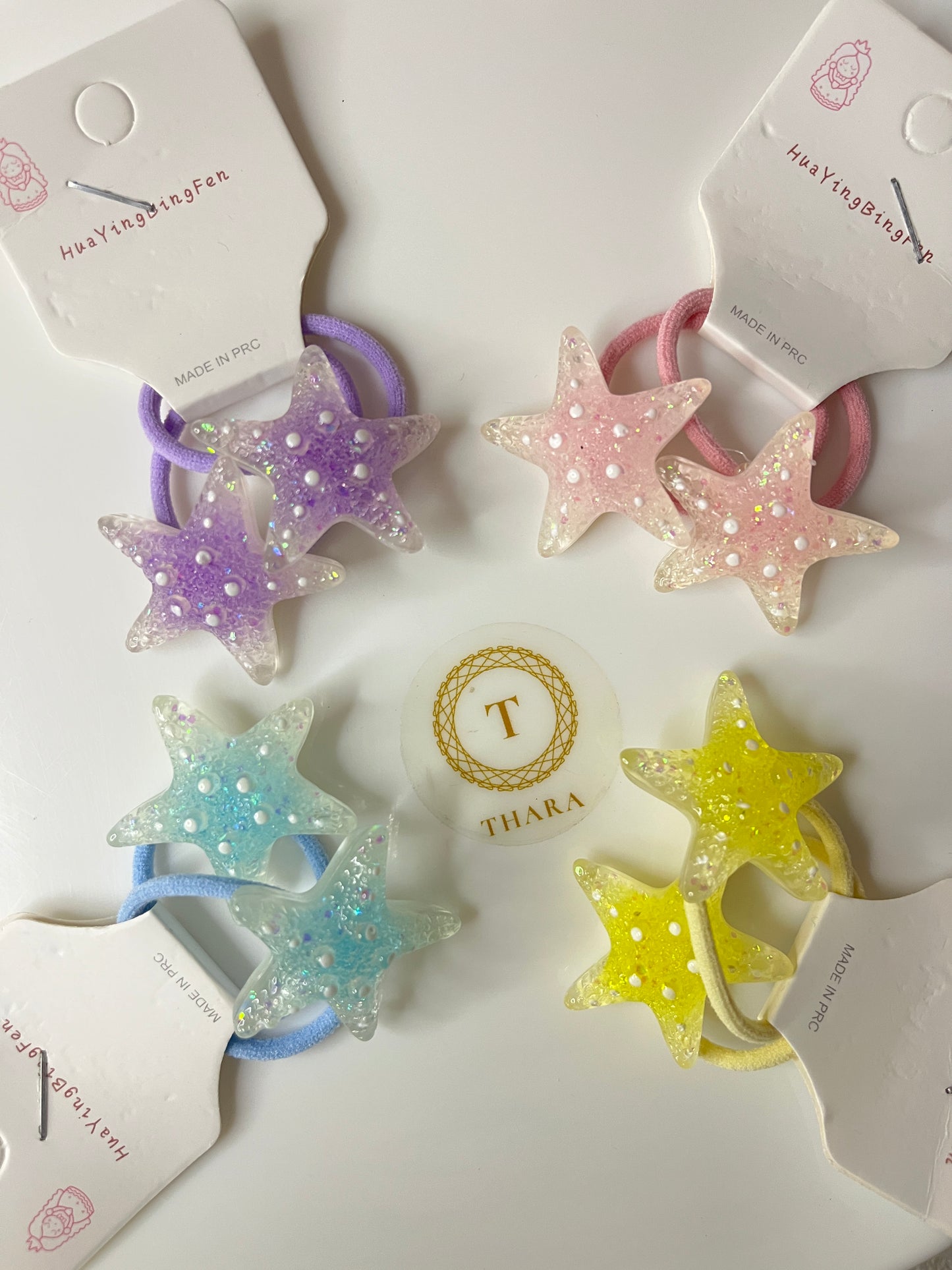 Star Hair Ties - Set of 2