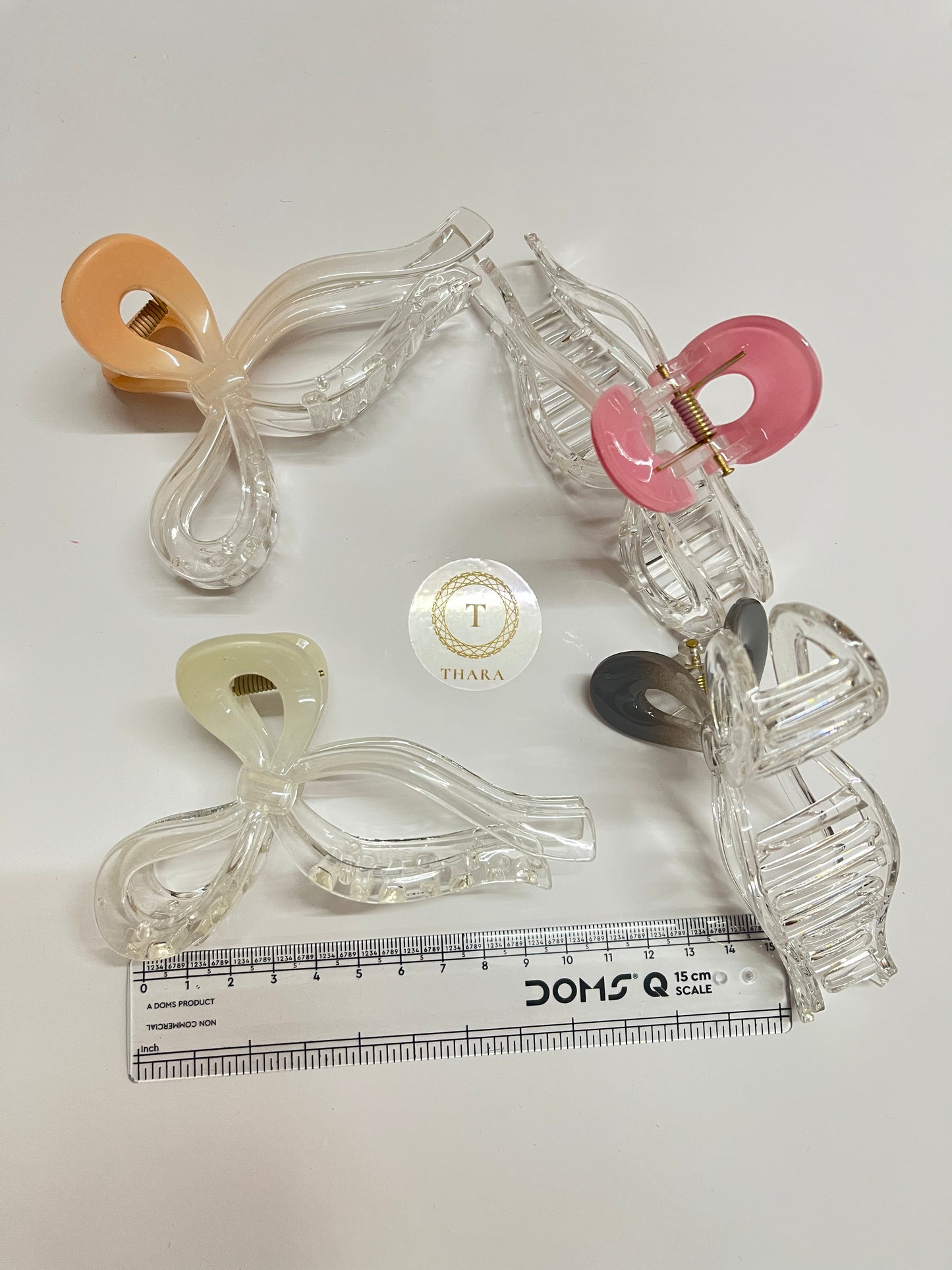 Classy Bow Hair Claw Clips
