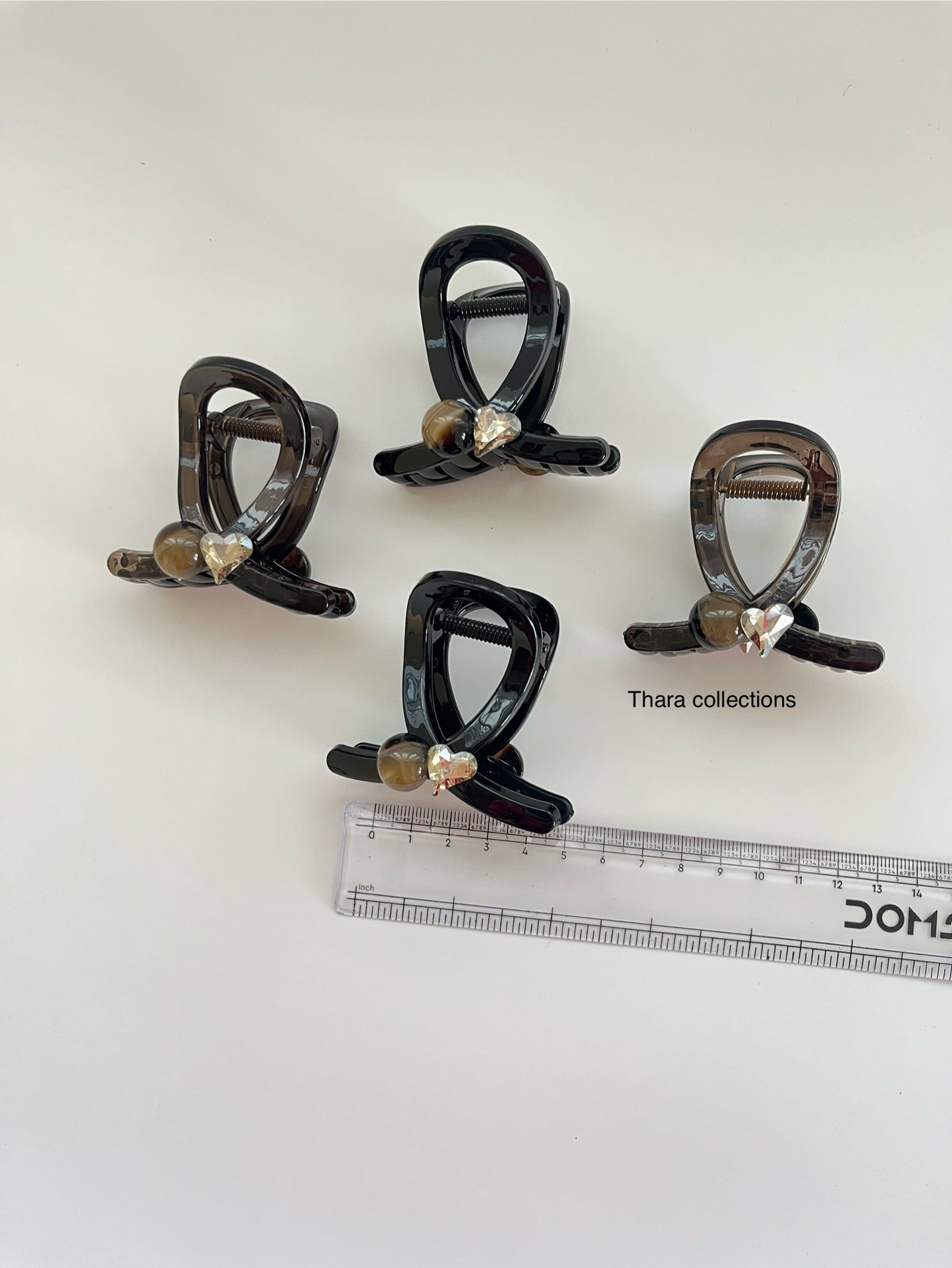 Love knot hair claw clip