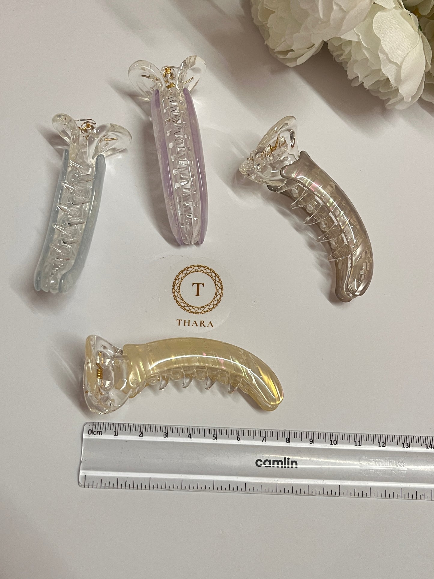 Glittery Shine Banana Hair clip