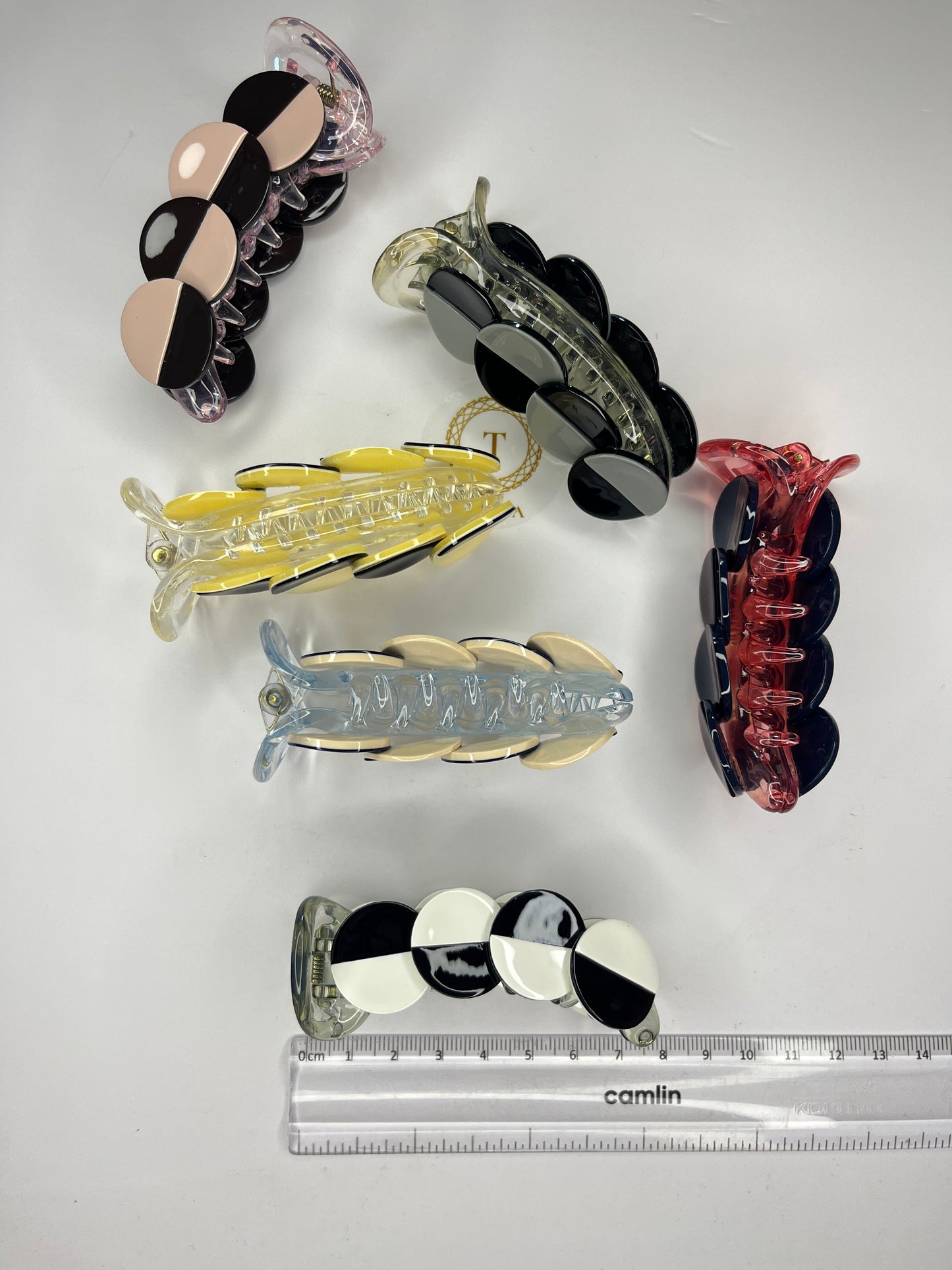 Checked Pattern Banana Clip