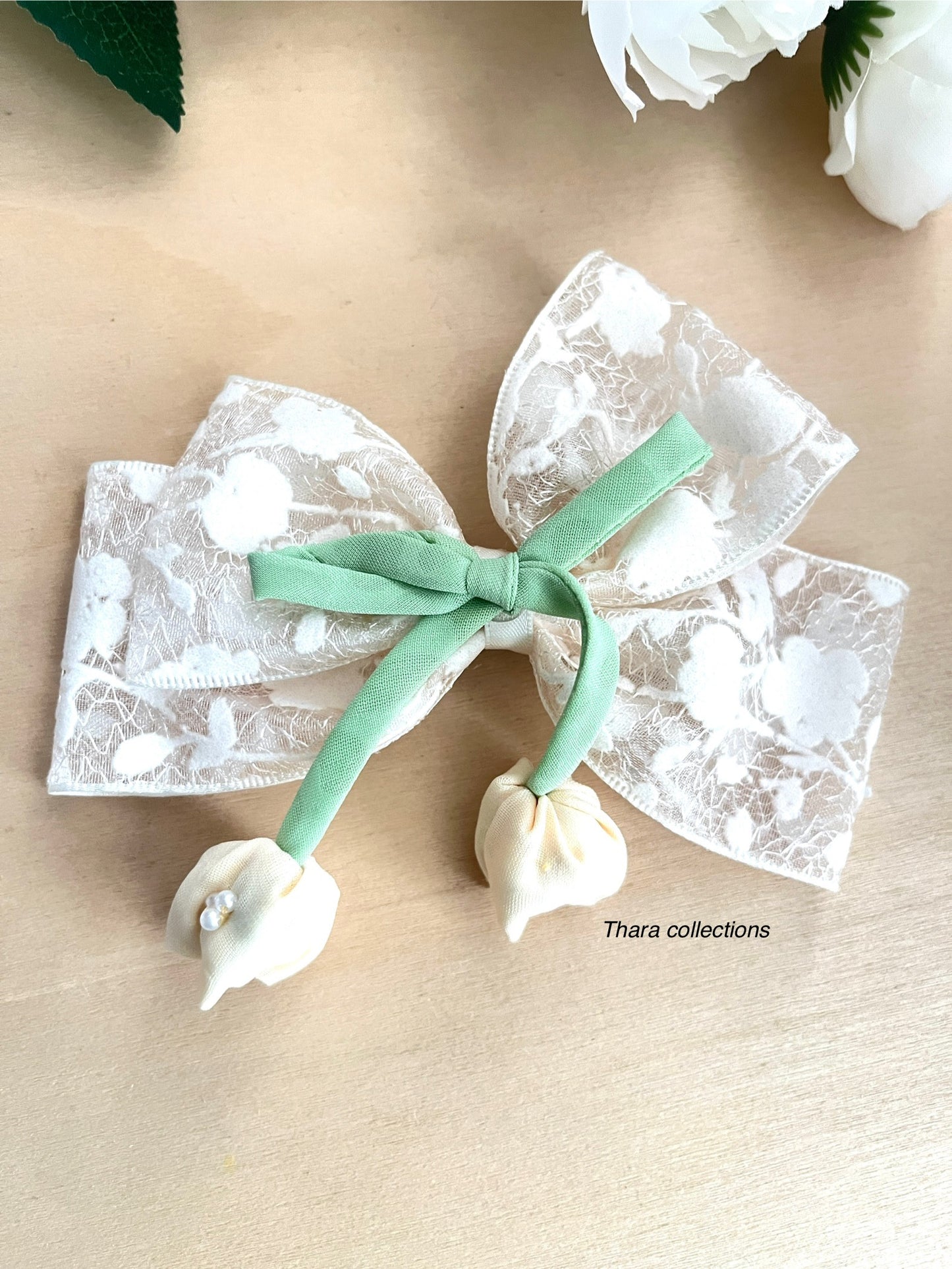 Tulip Hair Bow Clip - Mini