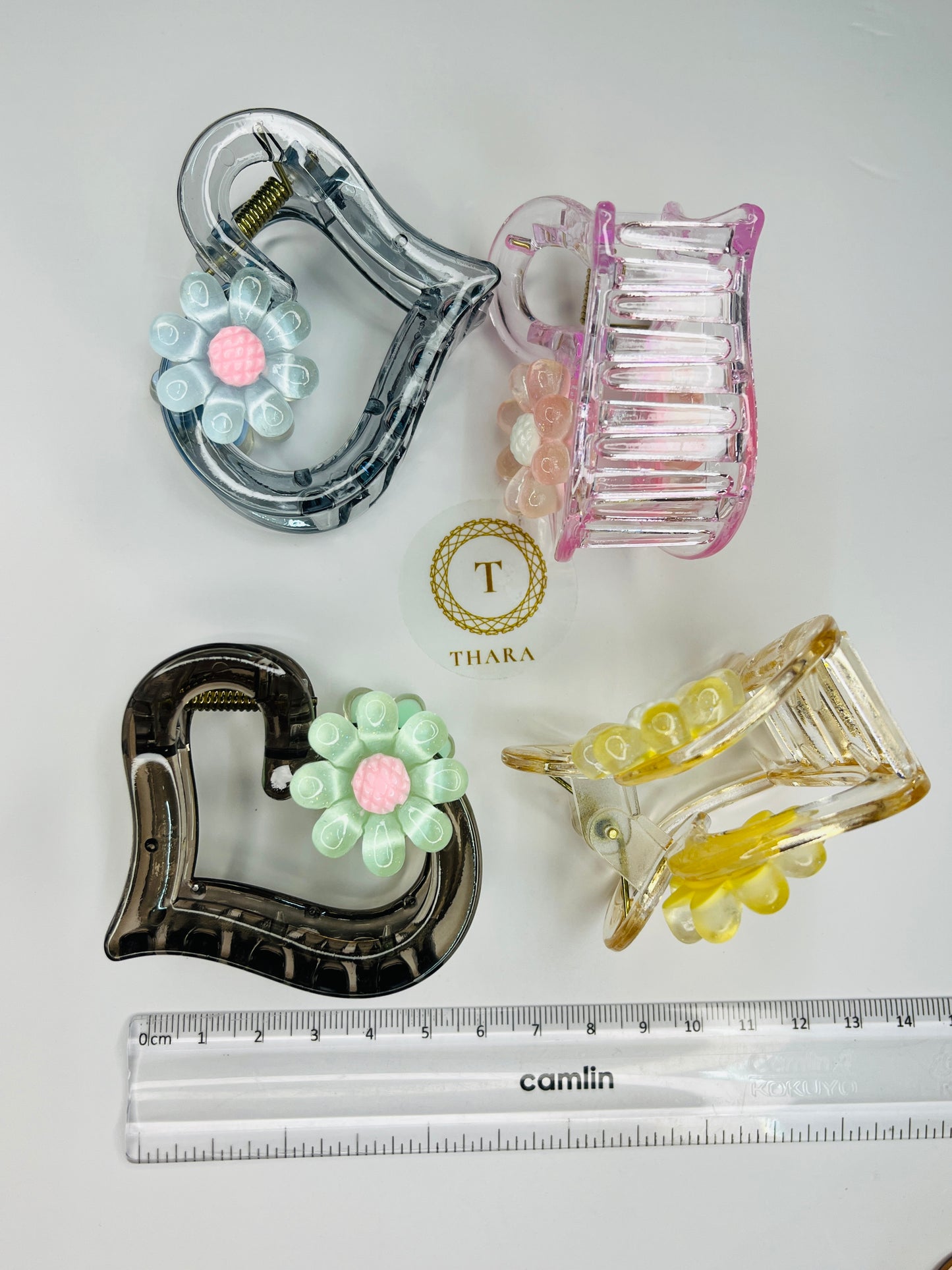 Transparent Heart ClawClip