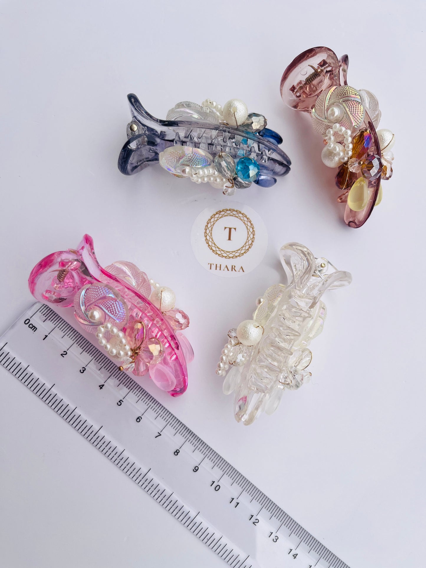Pearl Bloom designer Banana HairClip