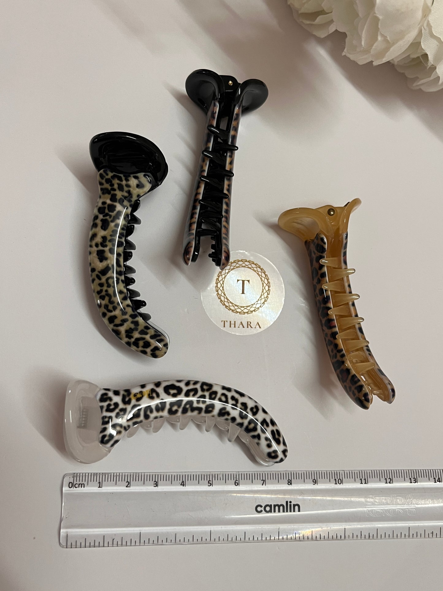 Animal Print Banana HairClip