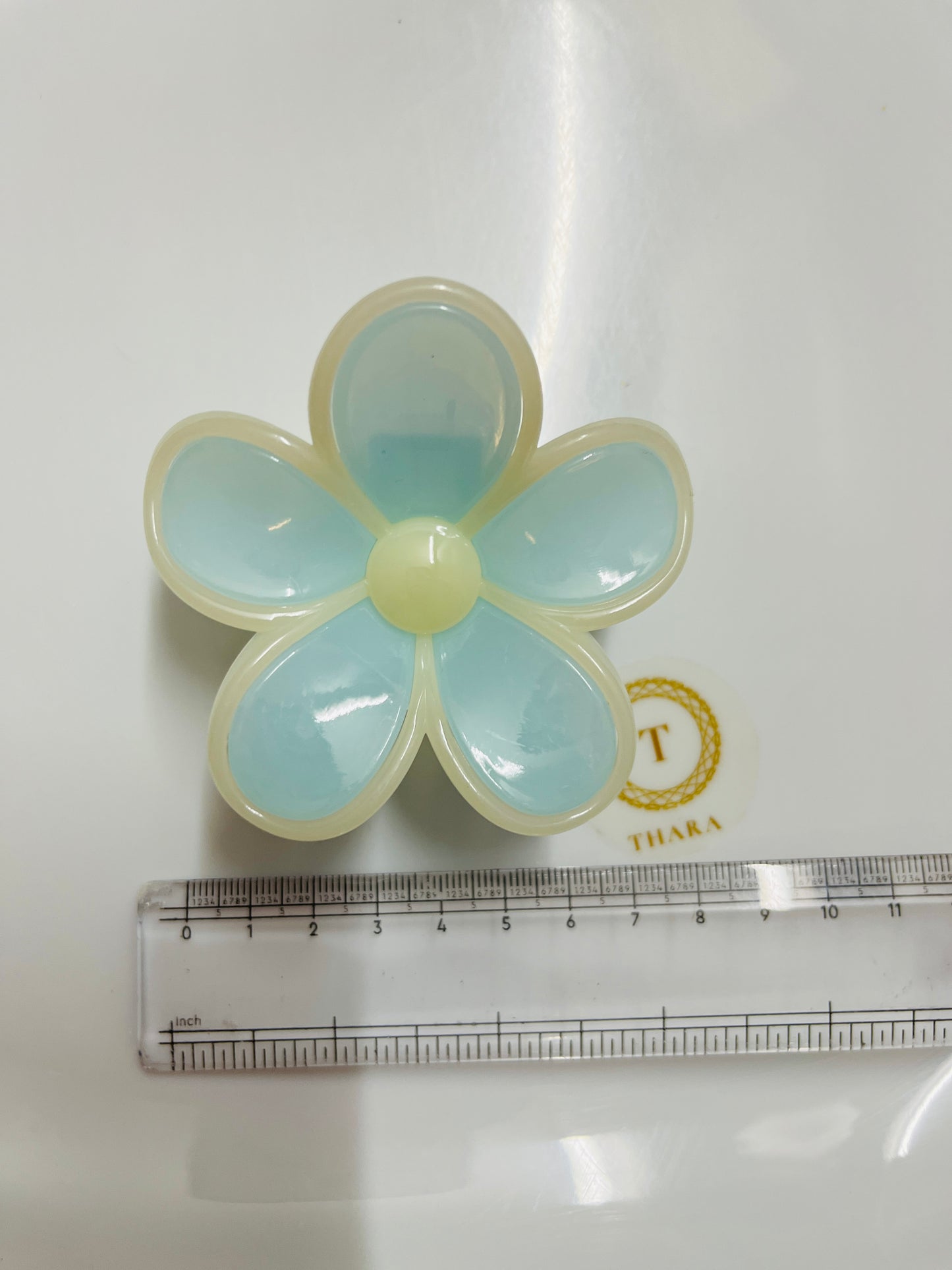 Water Color Flower Hair Clips – Medium