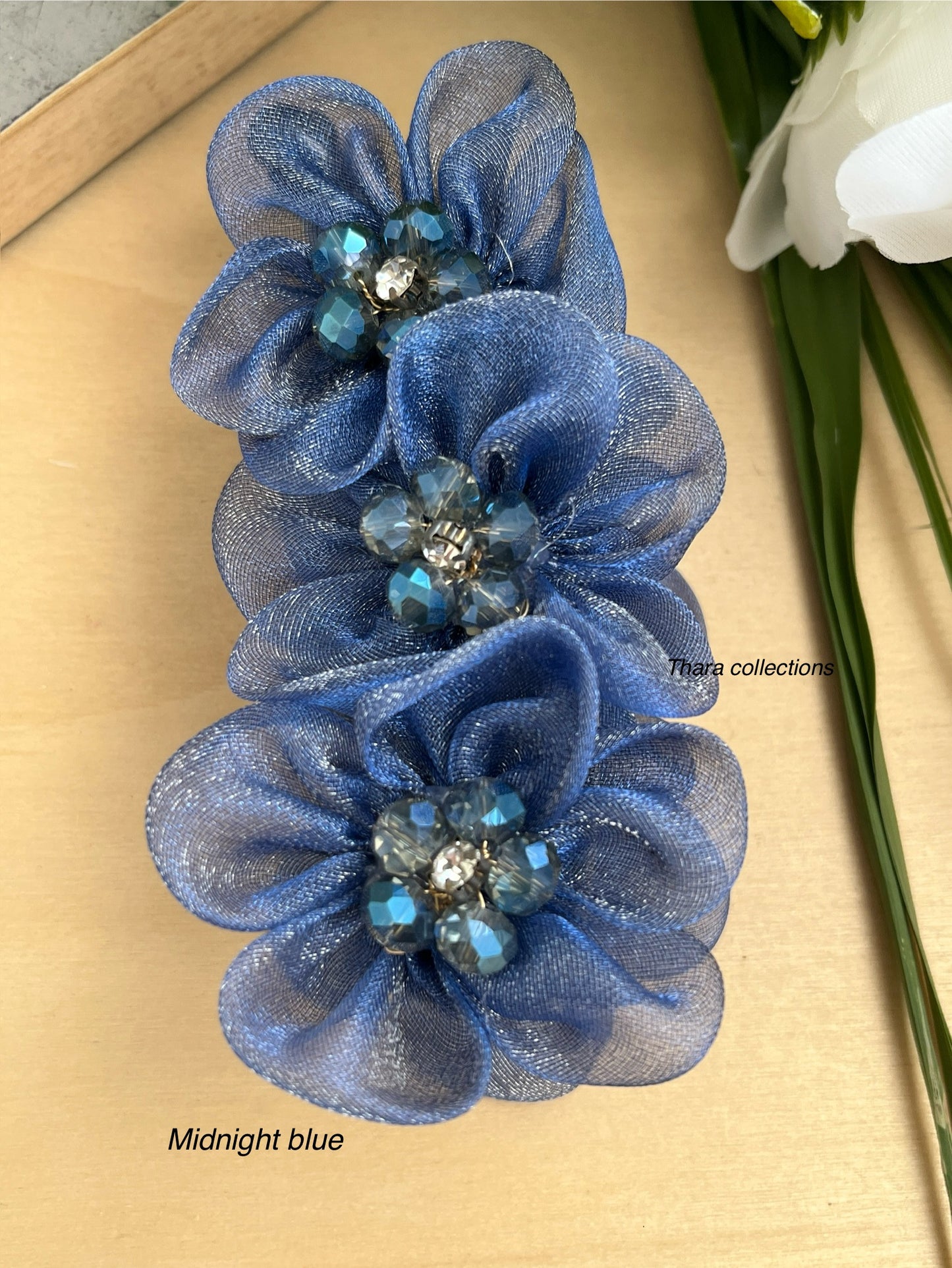 BloomBliss Floral Banana Clips