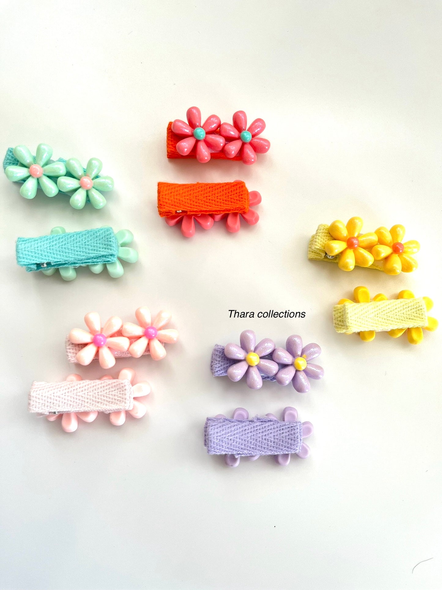 Flora Glam Hair Clips - Set of 2