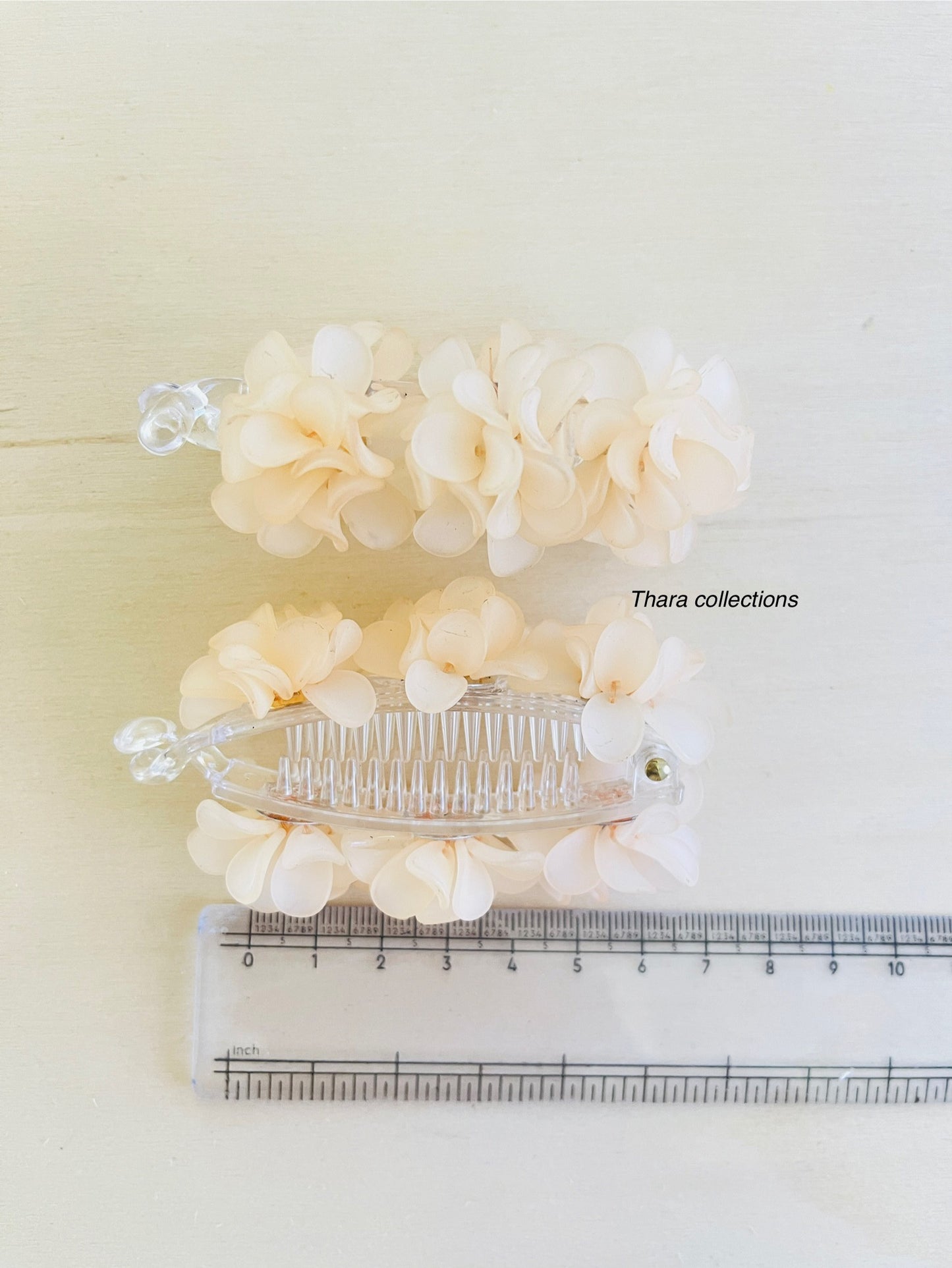Floral Bloom Korean Banana Clip – Soft & Elegant