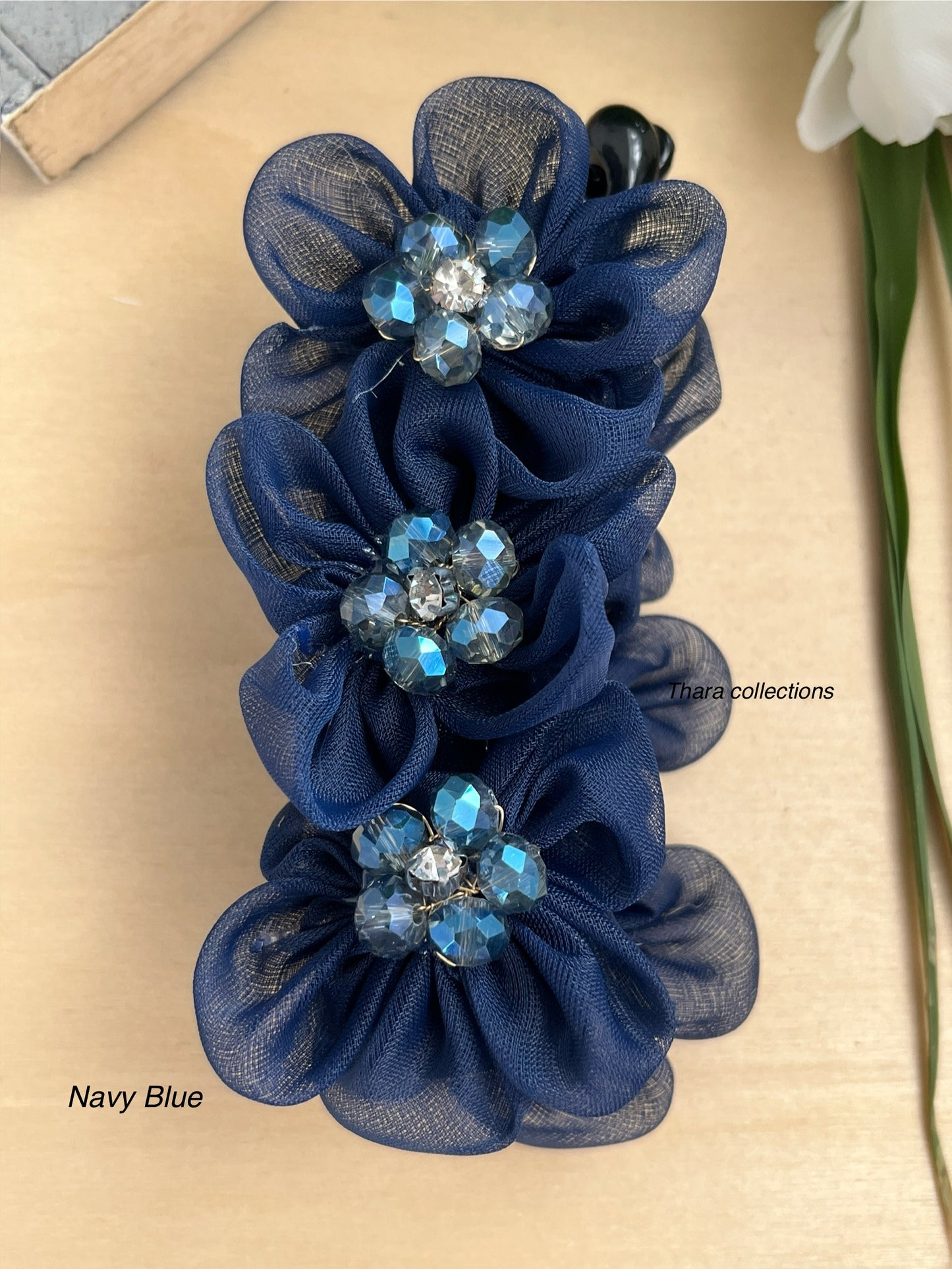 BloomBliss Floral Banana Clips