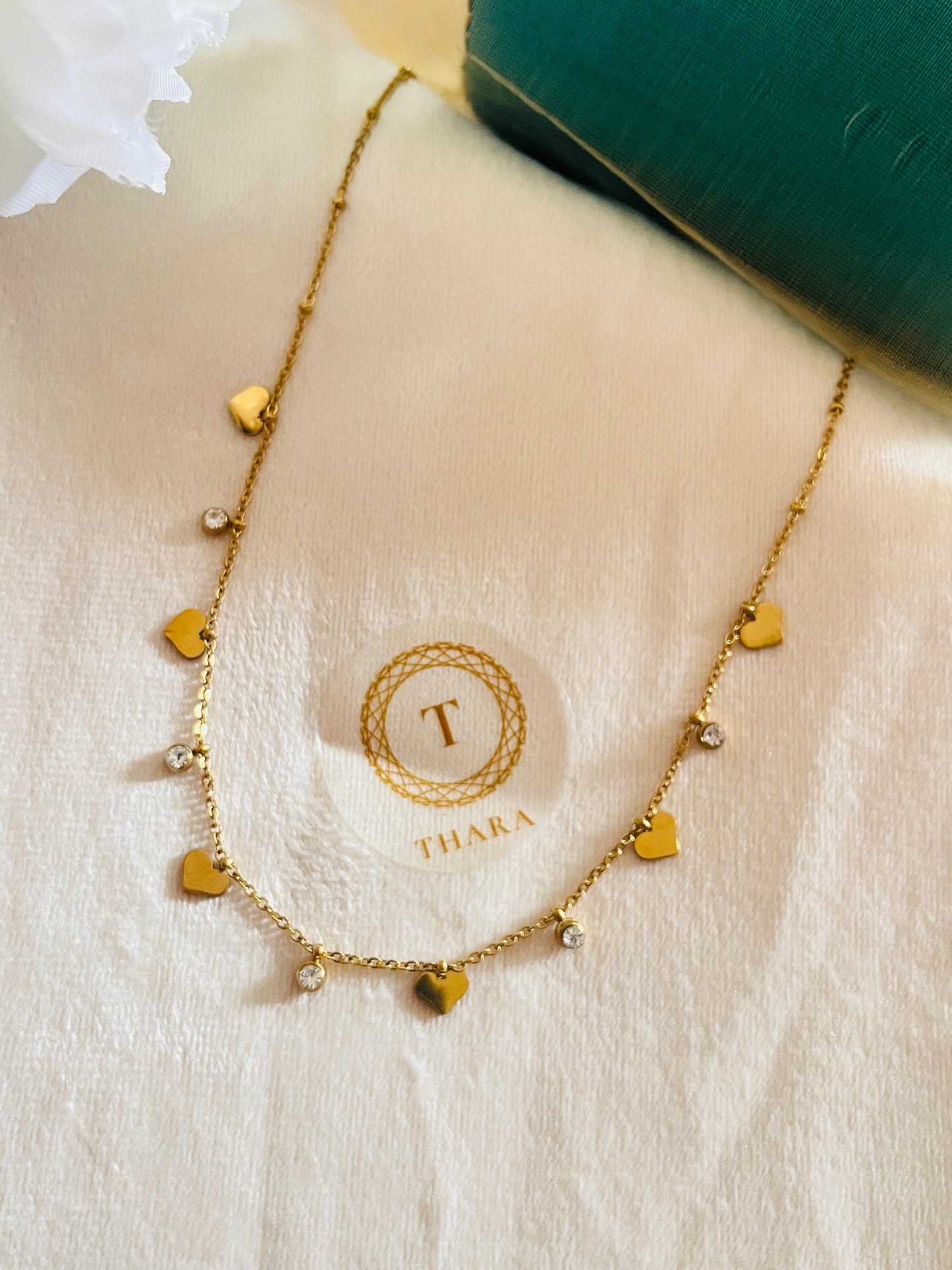 Antitarnish Heart Charm Necklace