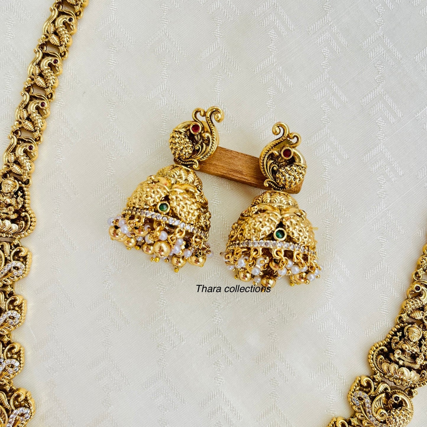 Antique Lakshmi Temple Necklace Set