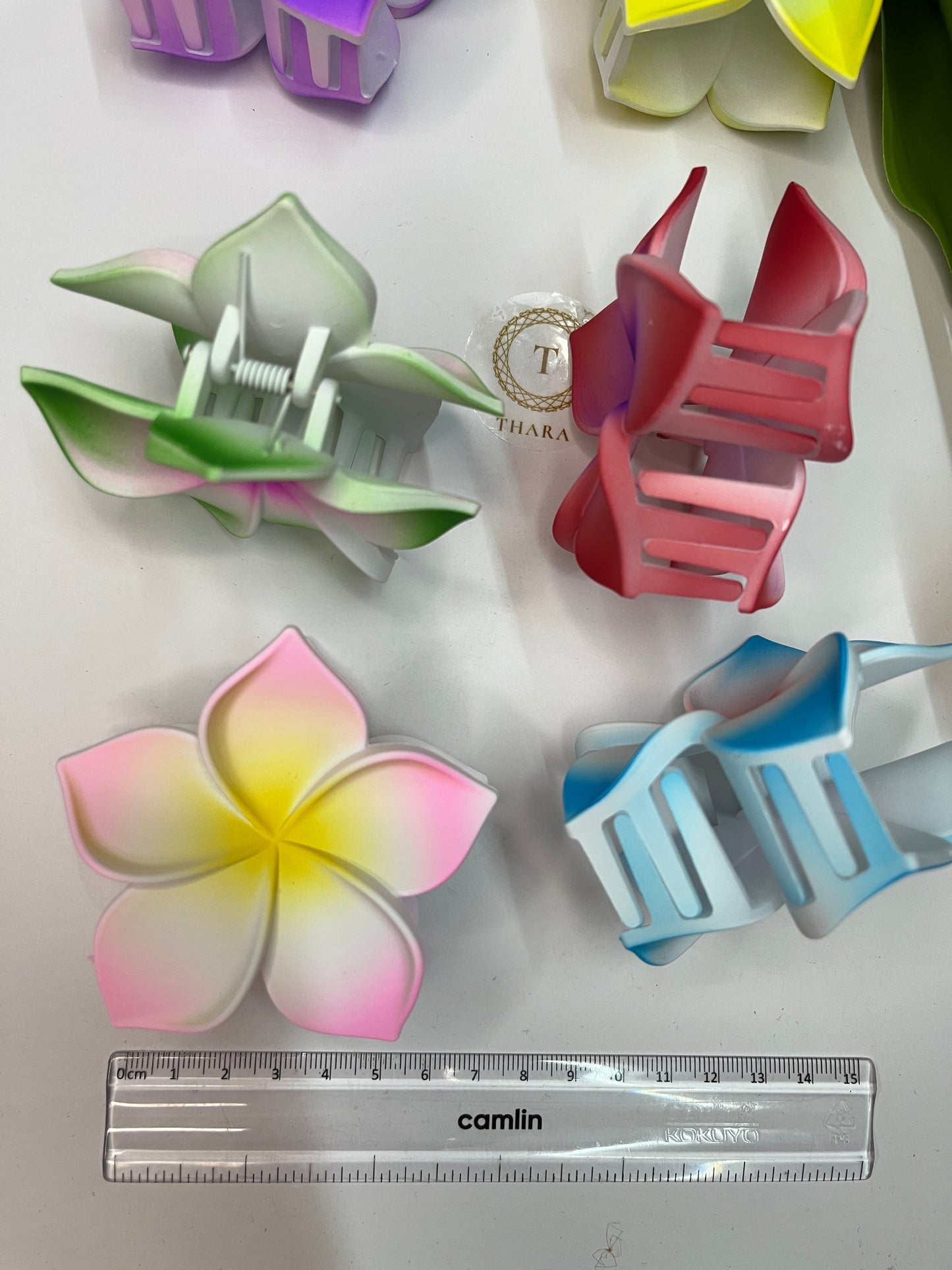 Matte Plumeria HairClaw Clip