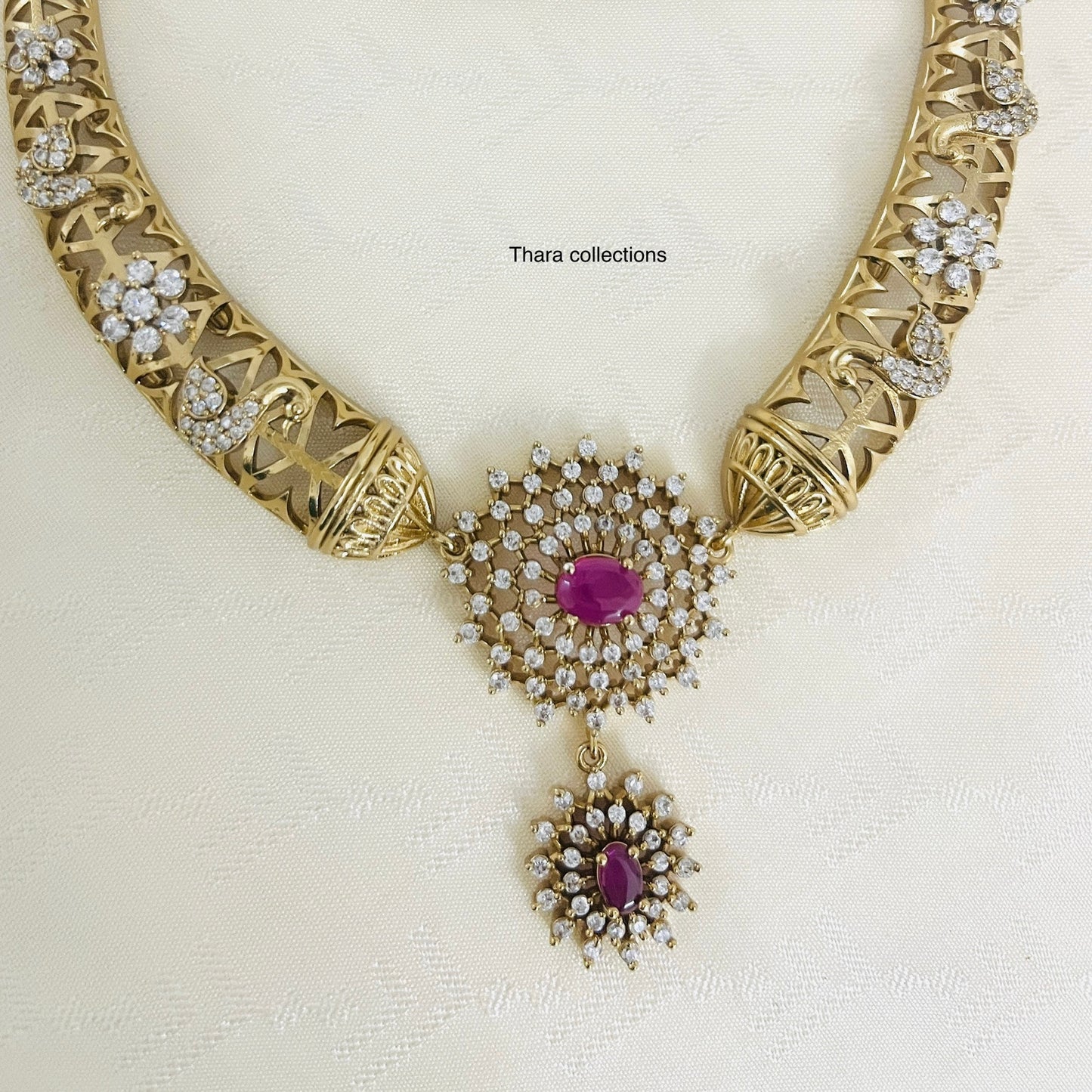 Royal Ruby Radiance Necklace Set