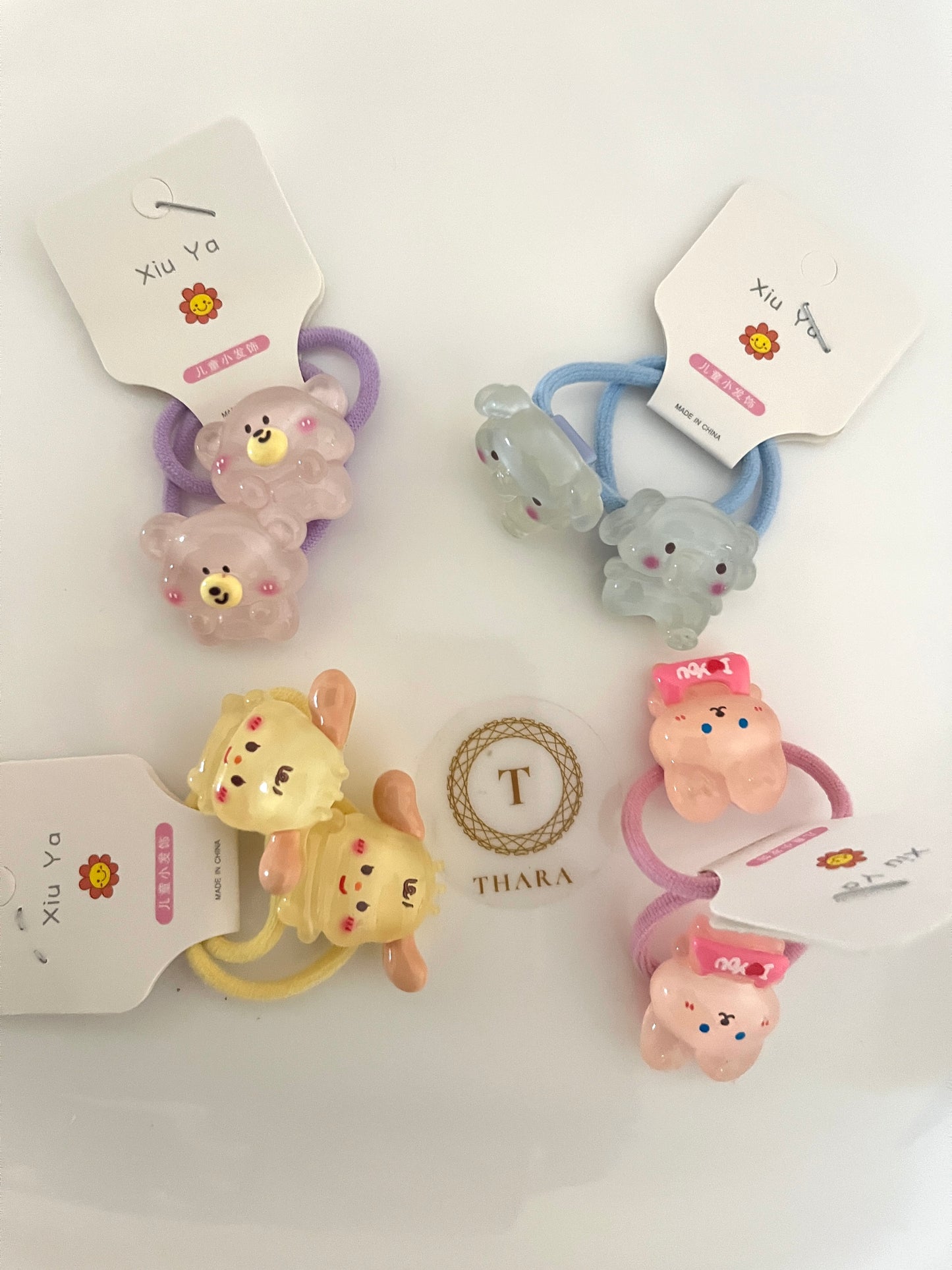 Teddy Hair Ties