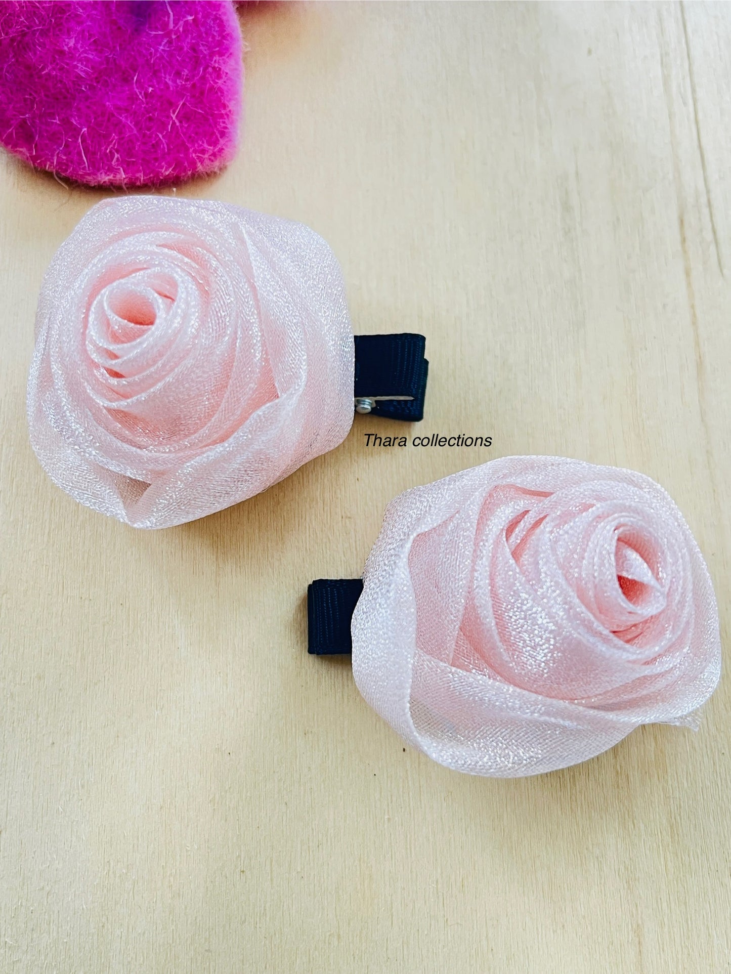 Rosette Radiance Hair Clips – Luxe Bloom Series