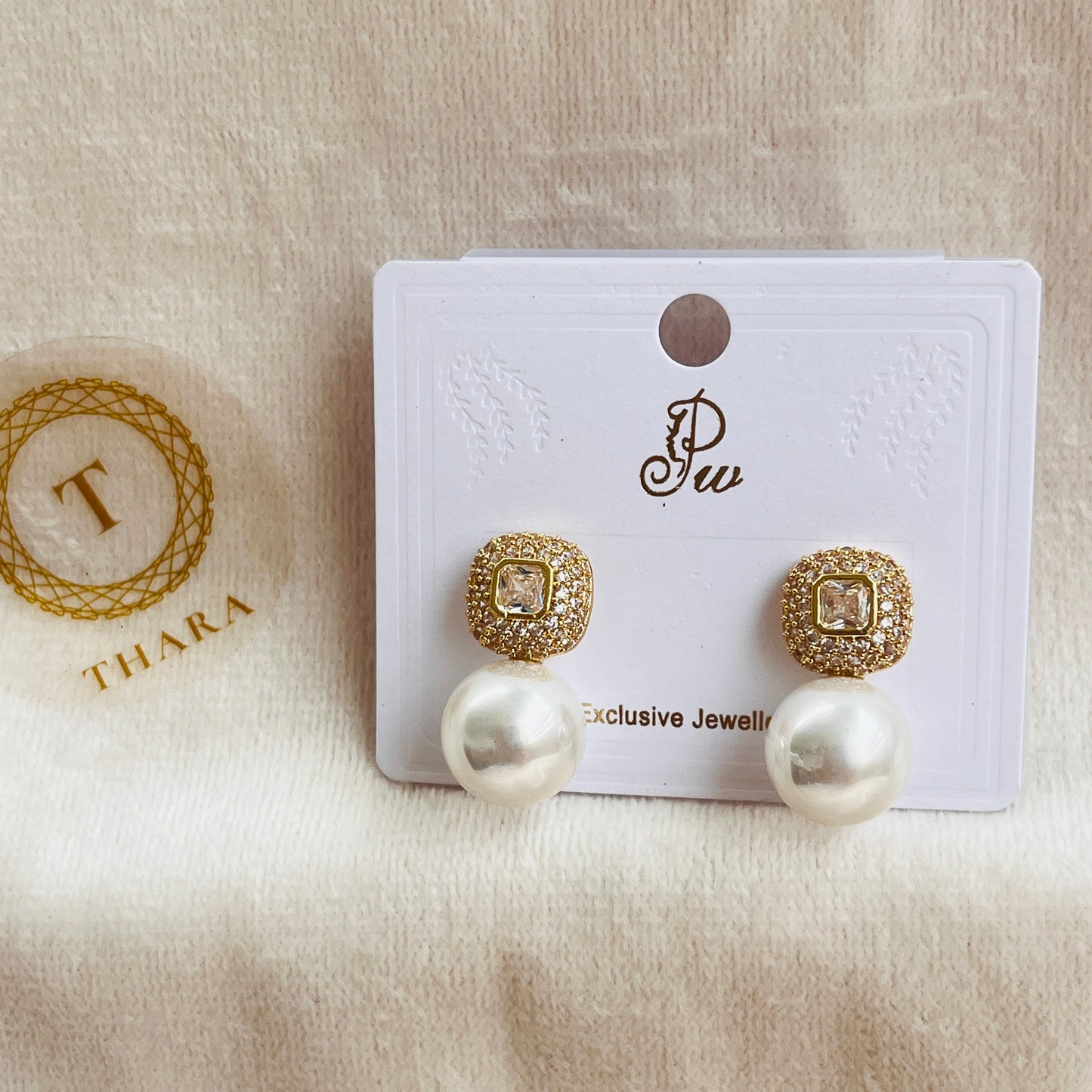 Pearl Drop Luxe Earrings