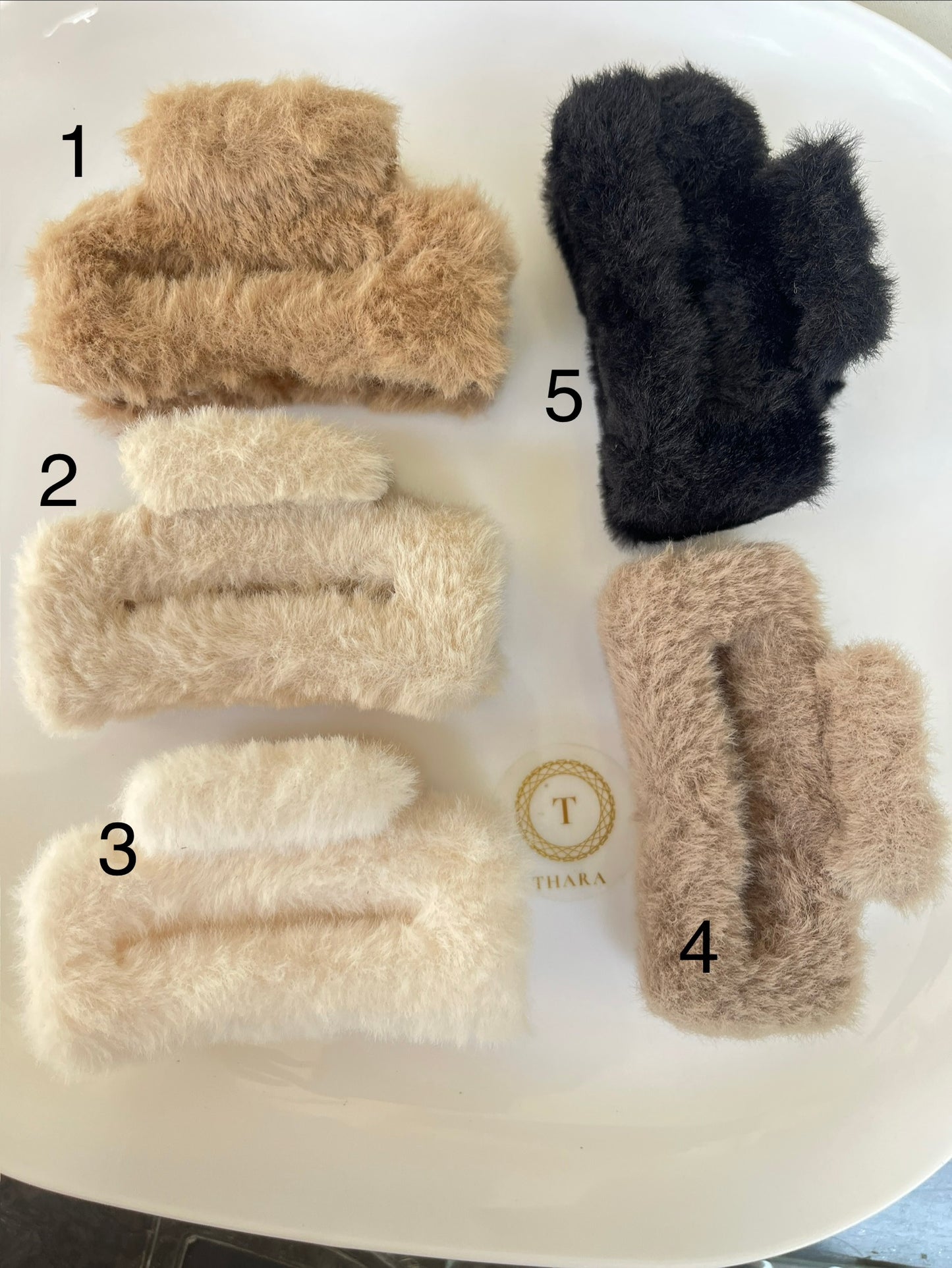 Neutral Shade Fur ClawClip