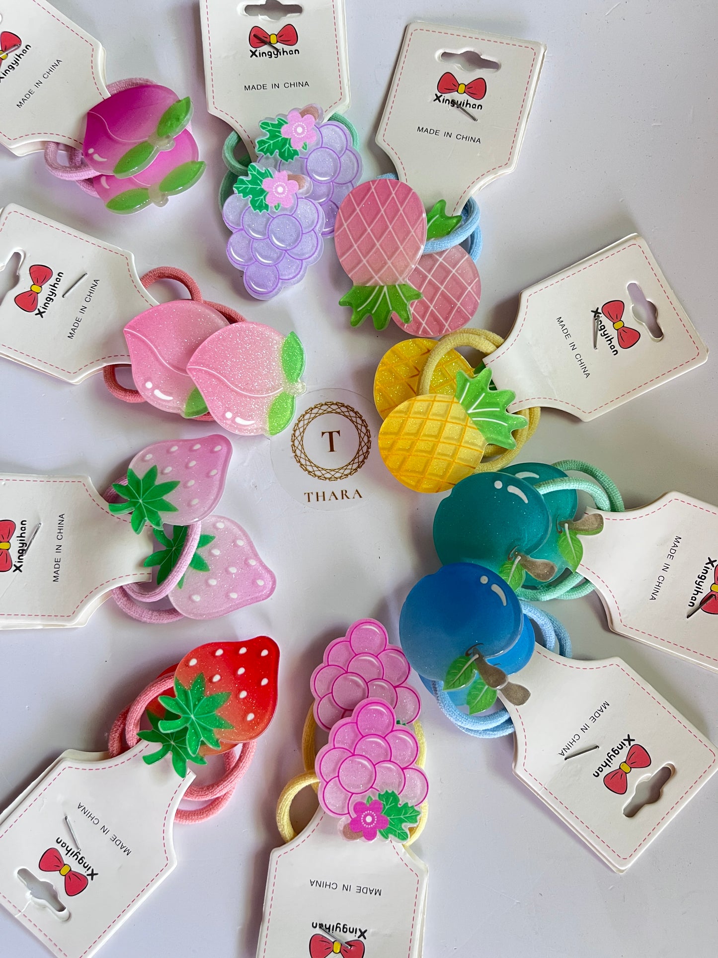 Trendy Fruit Hair Ties