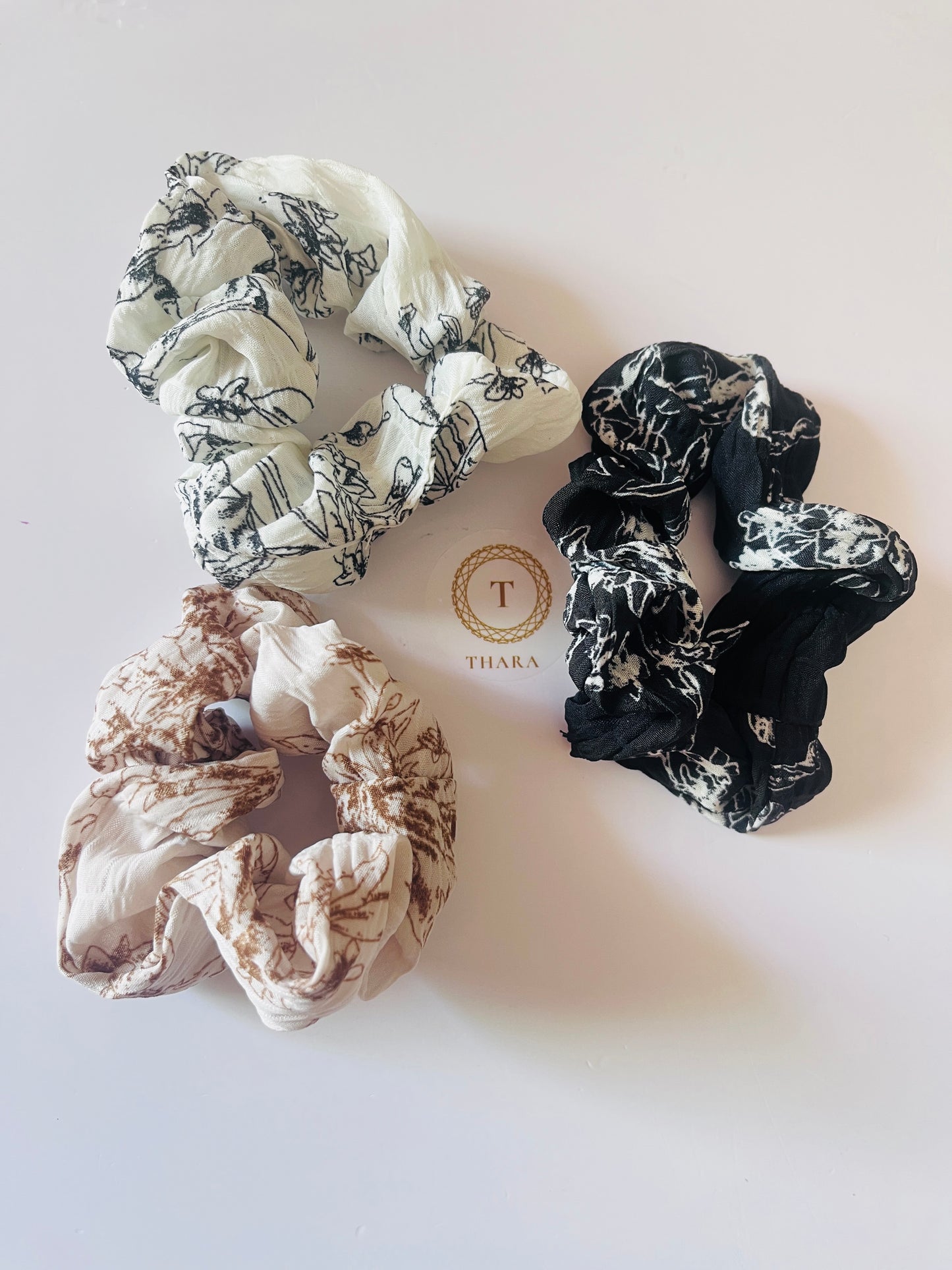 Timeless Trio Scrunchies- Regular