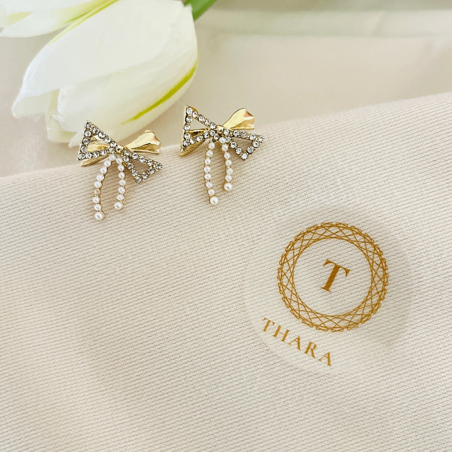 Sparkle Bow Earrings