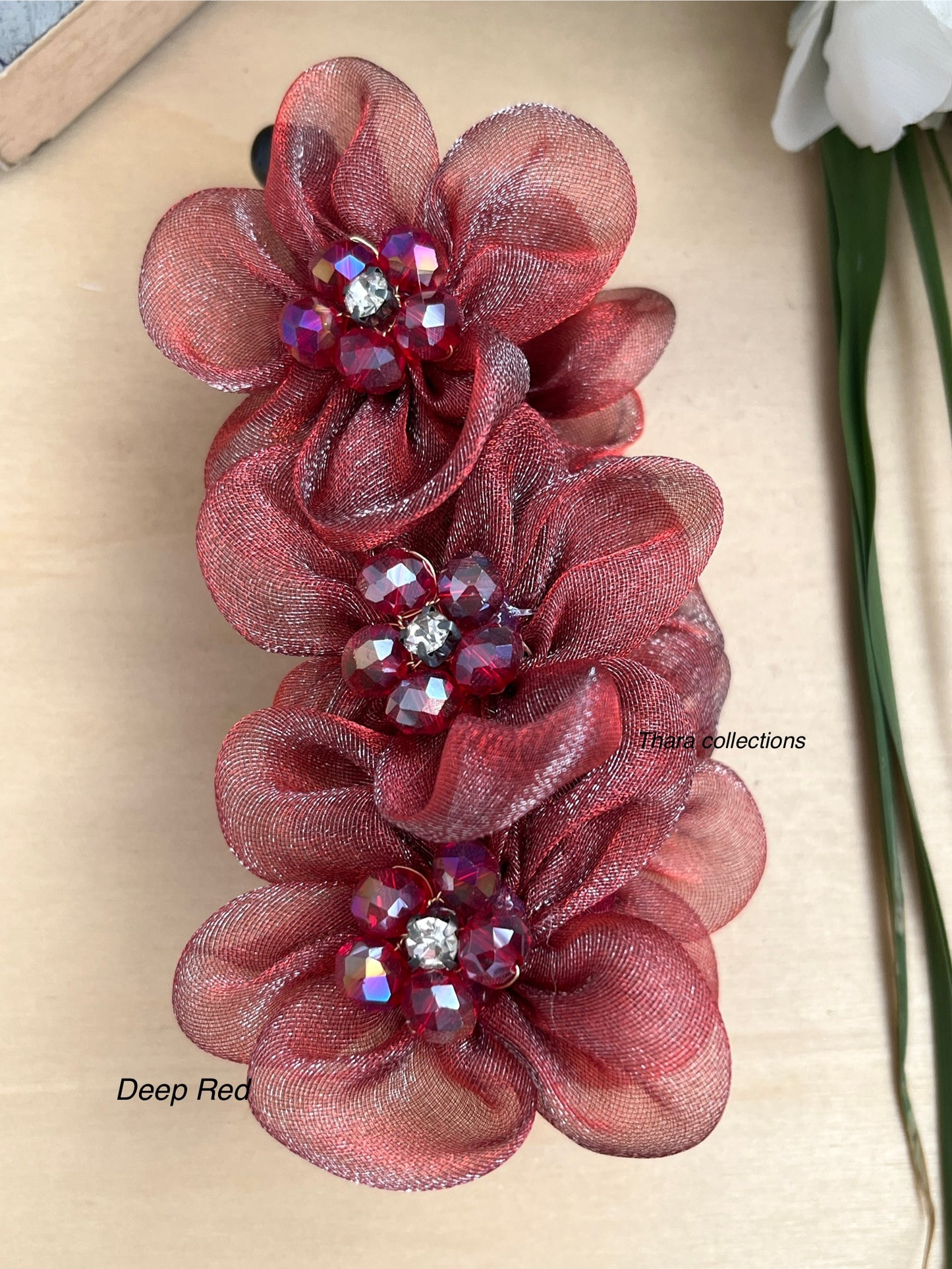 BloomBliss Floral Banana Clips