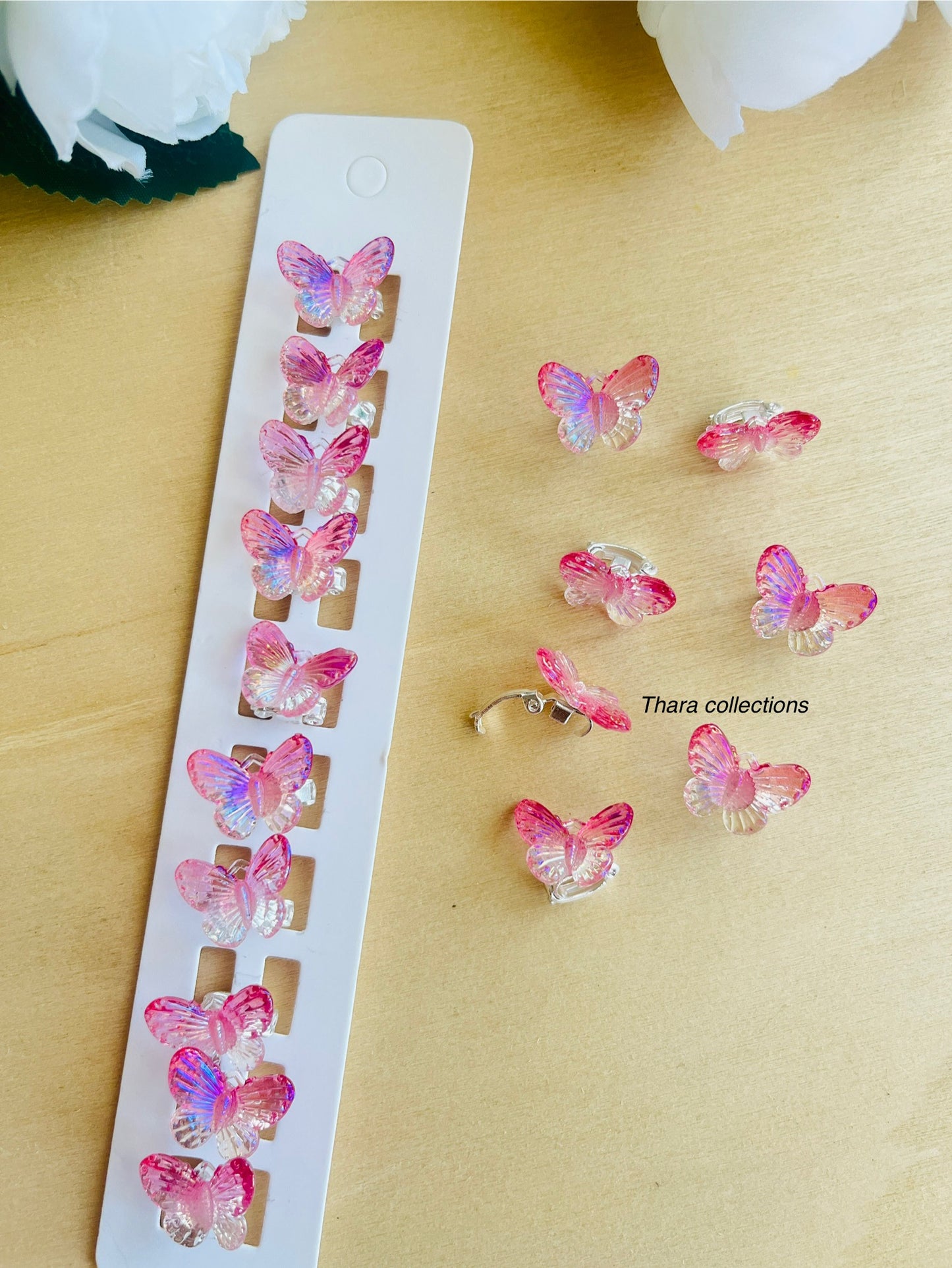 Butterfly Charm Hair Clips