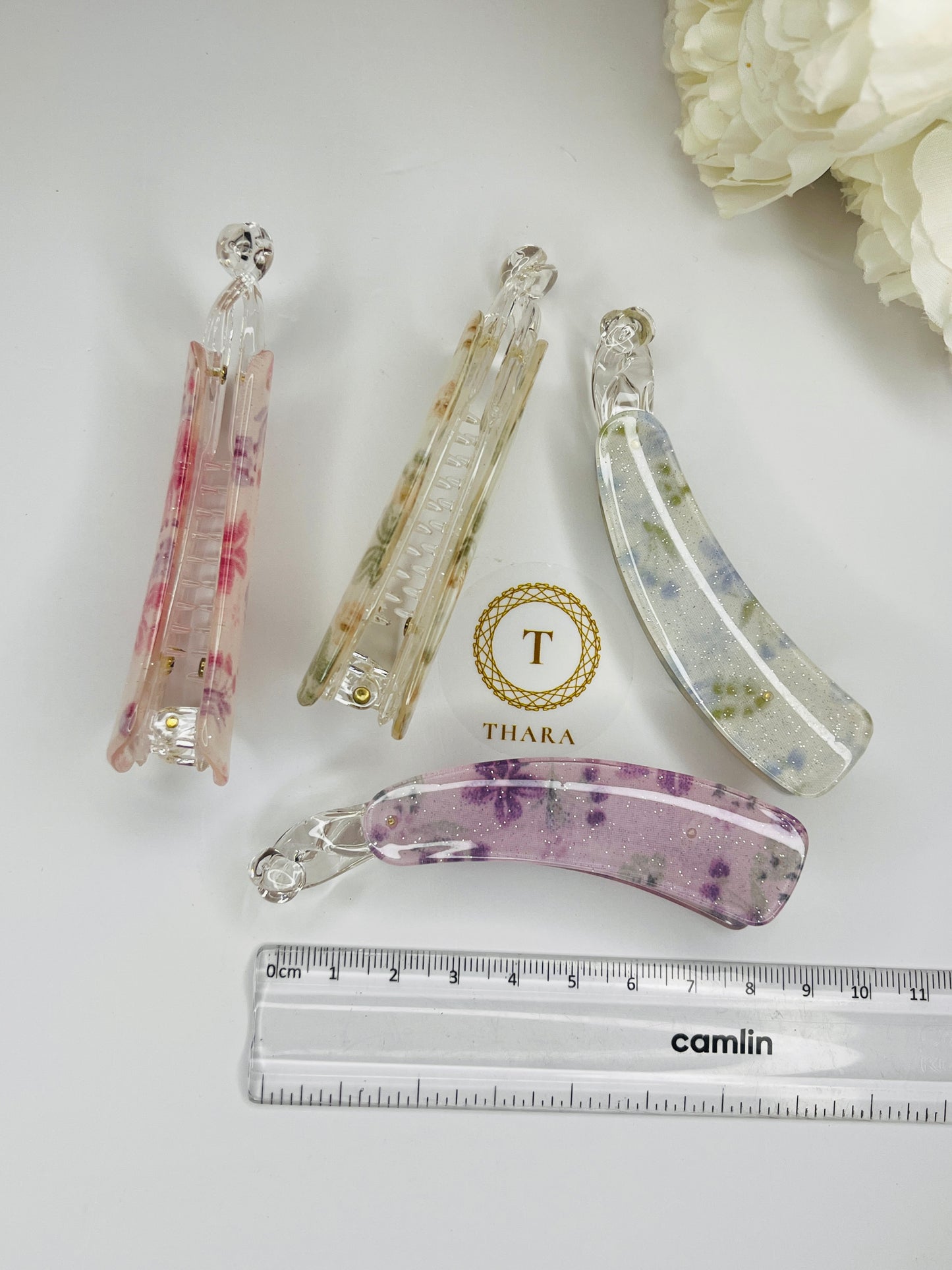 Floral Printed Banana Lock clip