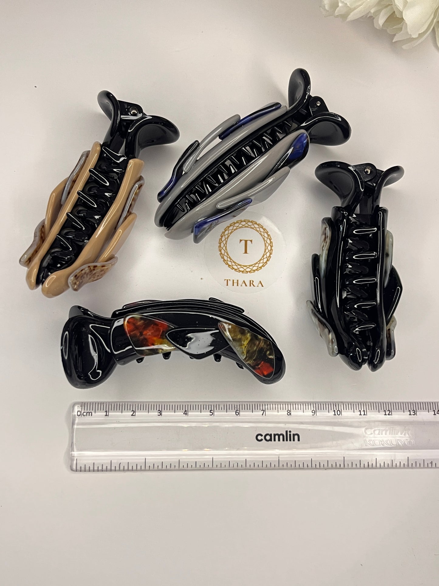 Style Seoul Marble Banana HairClip