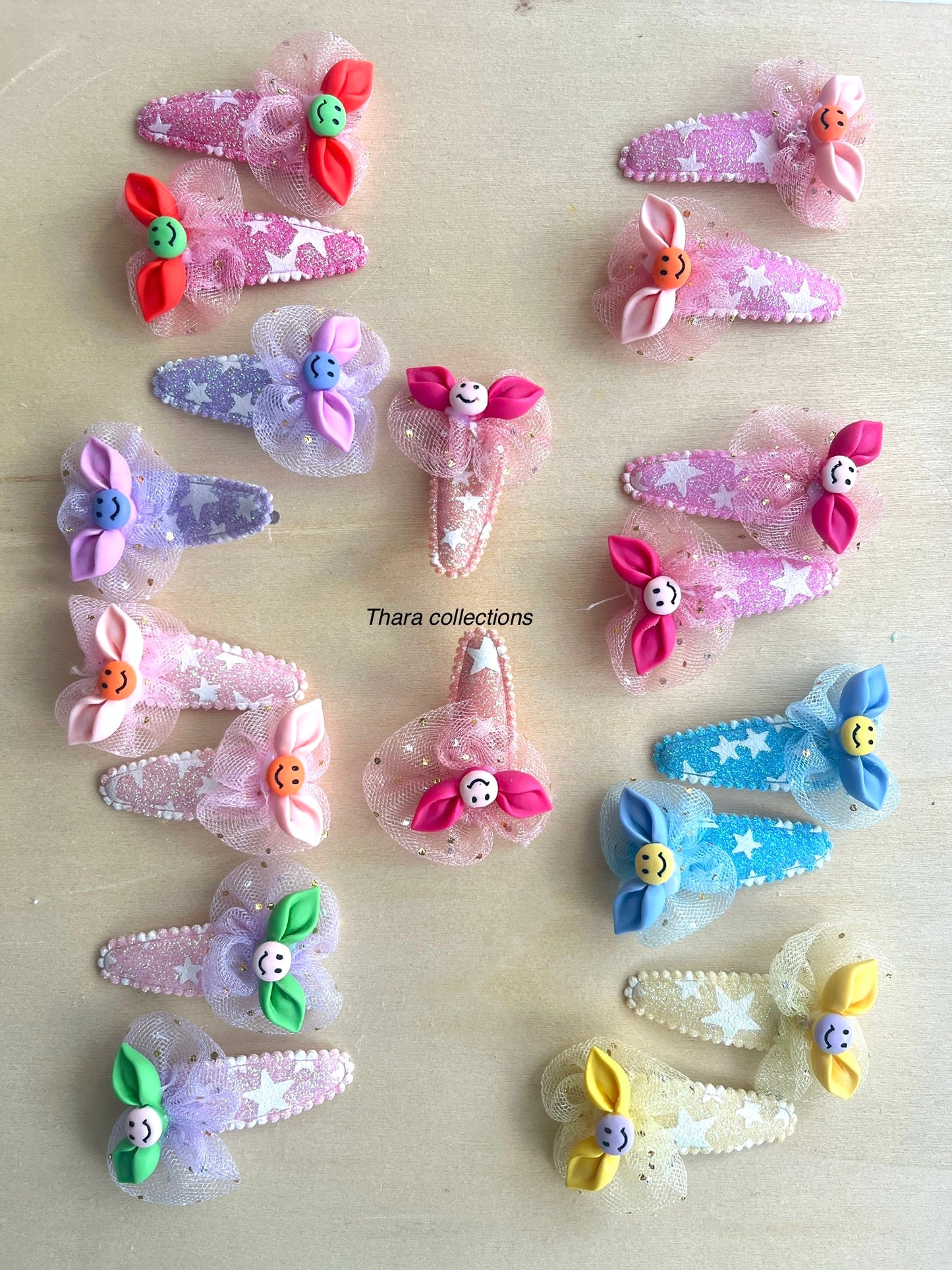 Sparkle Star Hair Clips – Set of 2