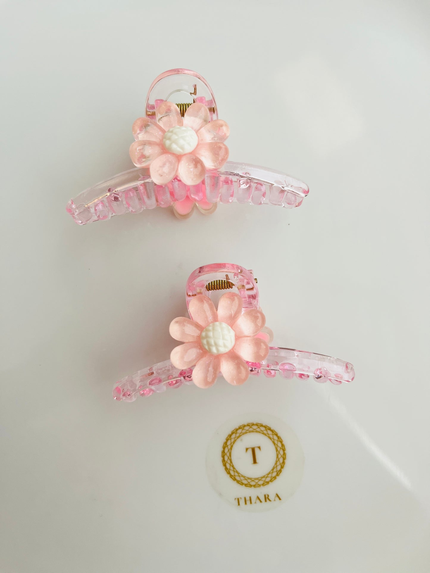 Pastel Daisy Flower Hair Claw Clip – Medium Size