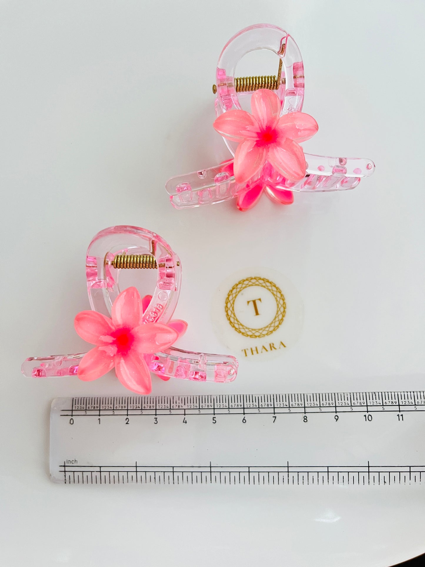 Floral Blossom Hair Claw Clips