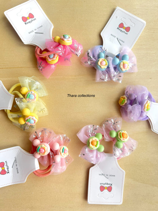 Candy Charm Hair Ties – Set of 2