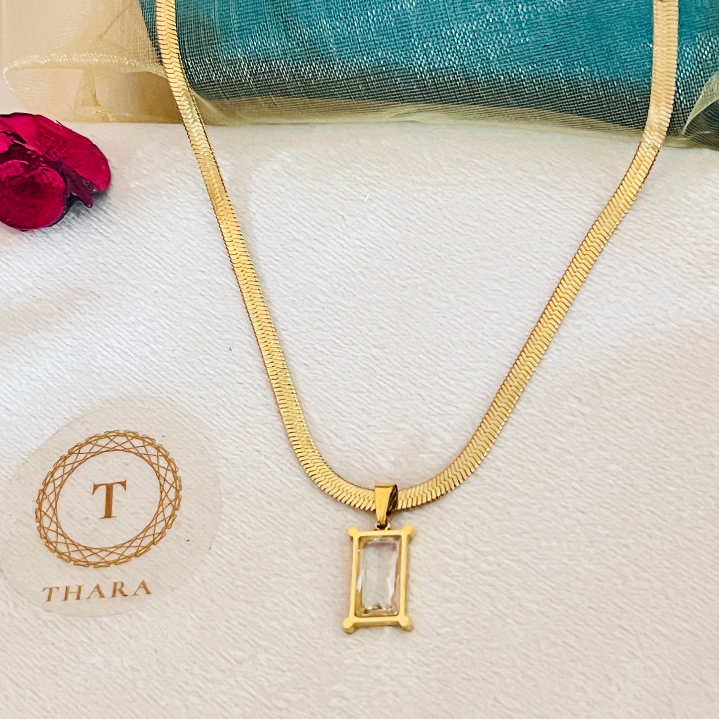 Luxury Everyday Snake Chain with Charm Pendant