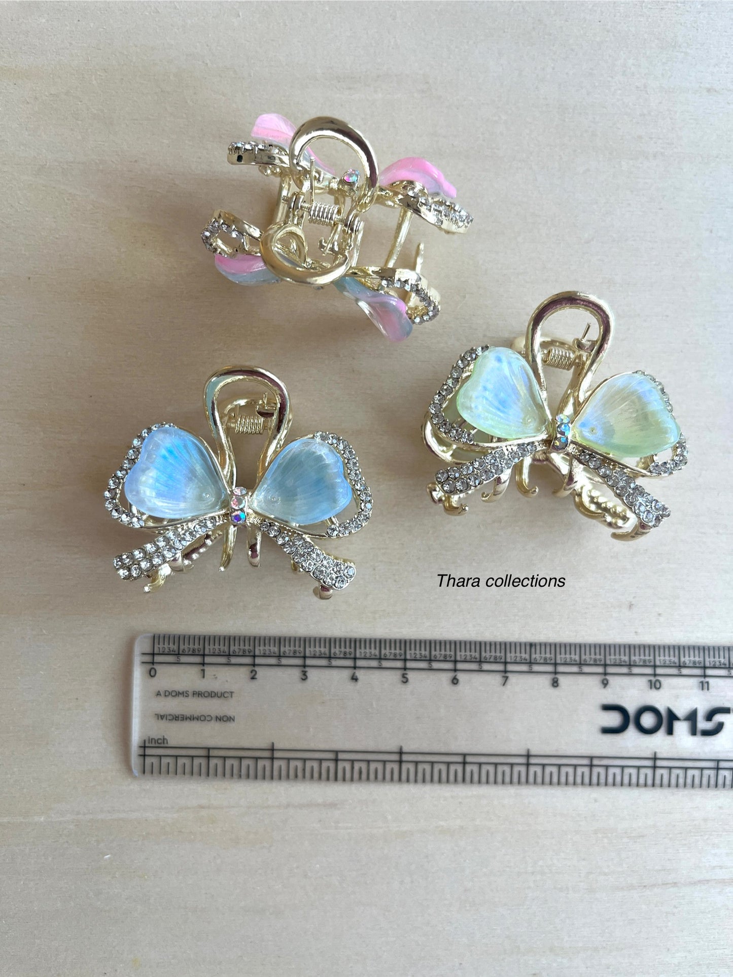 Sparkling Butterfly Hair Claw Clip – Iridescent Elegance