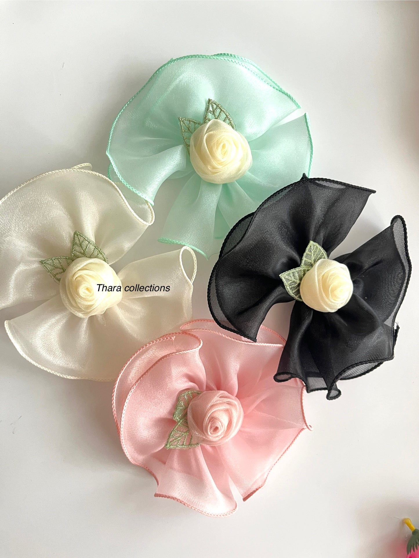 Elegant Rose Bloom Hair Clip