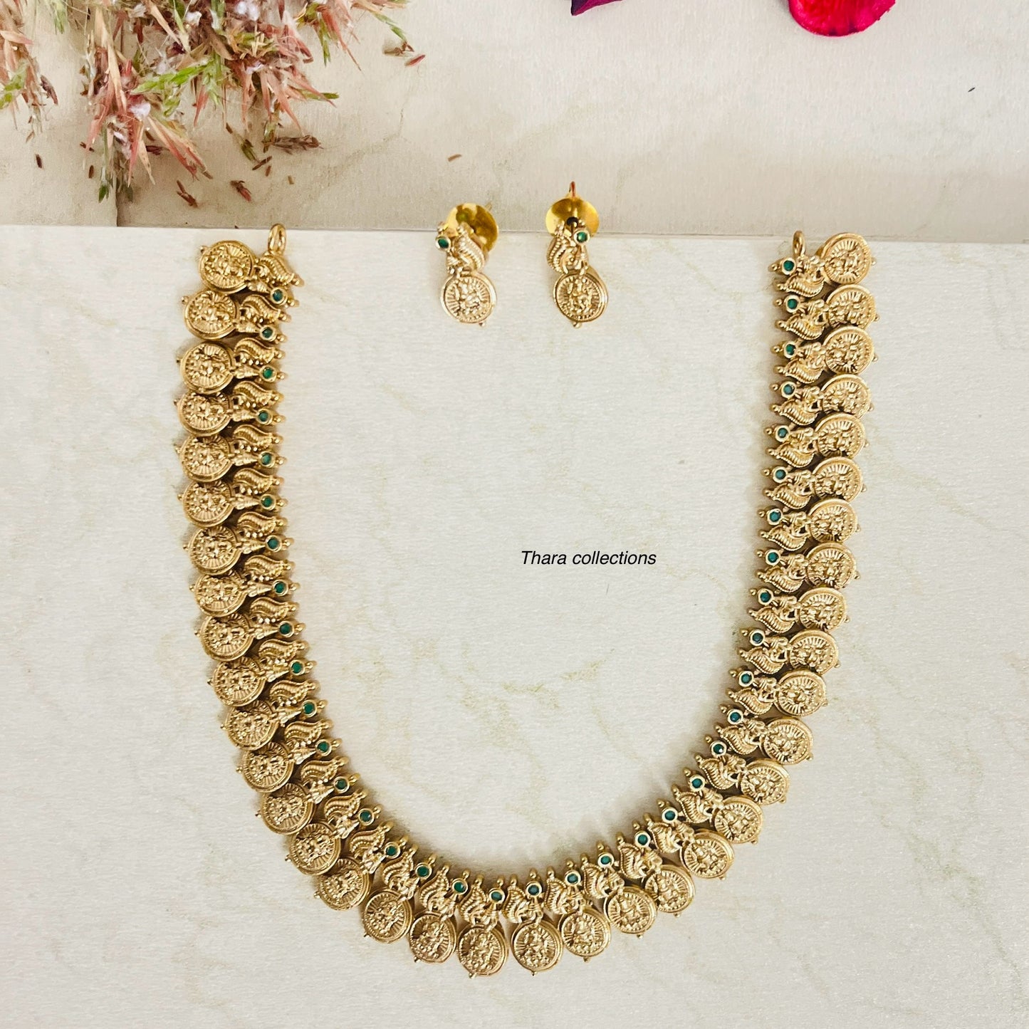 Lakshmi Coin Necklace Set