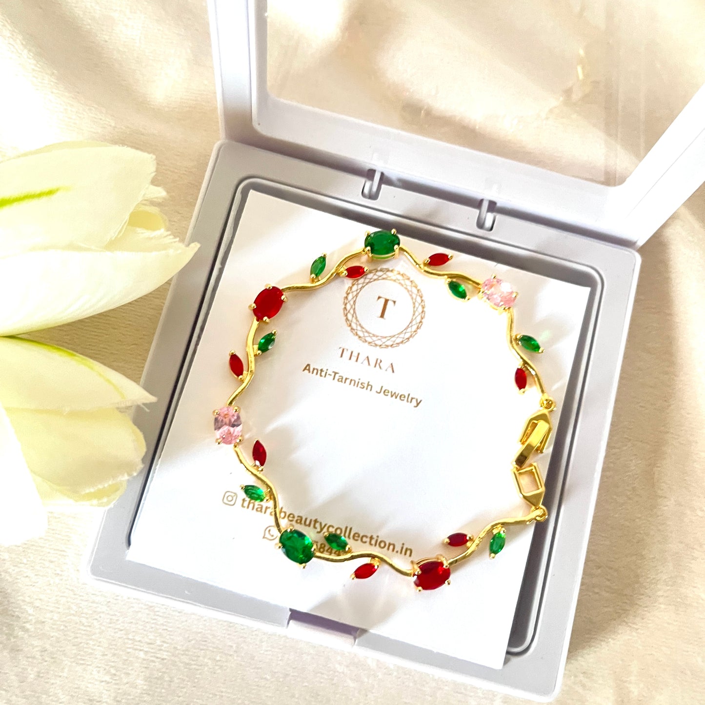 Viral Tulip Bracelet - Candy Ruby