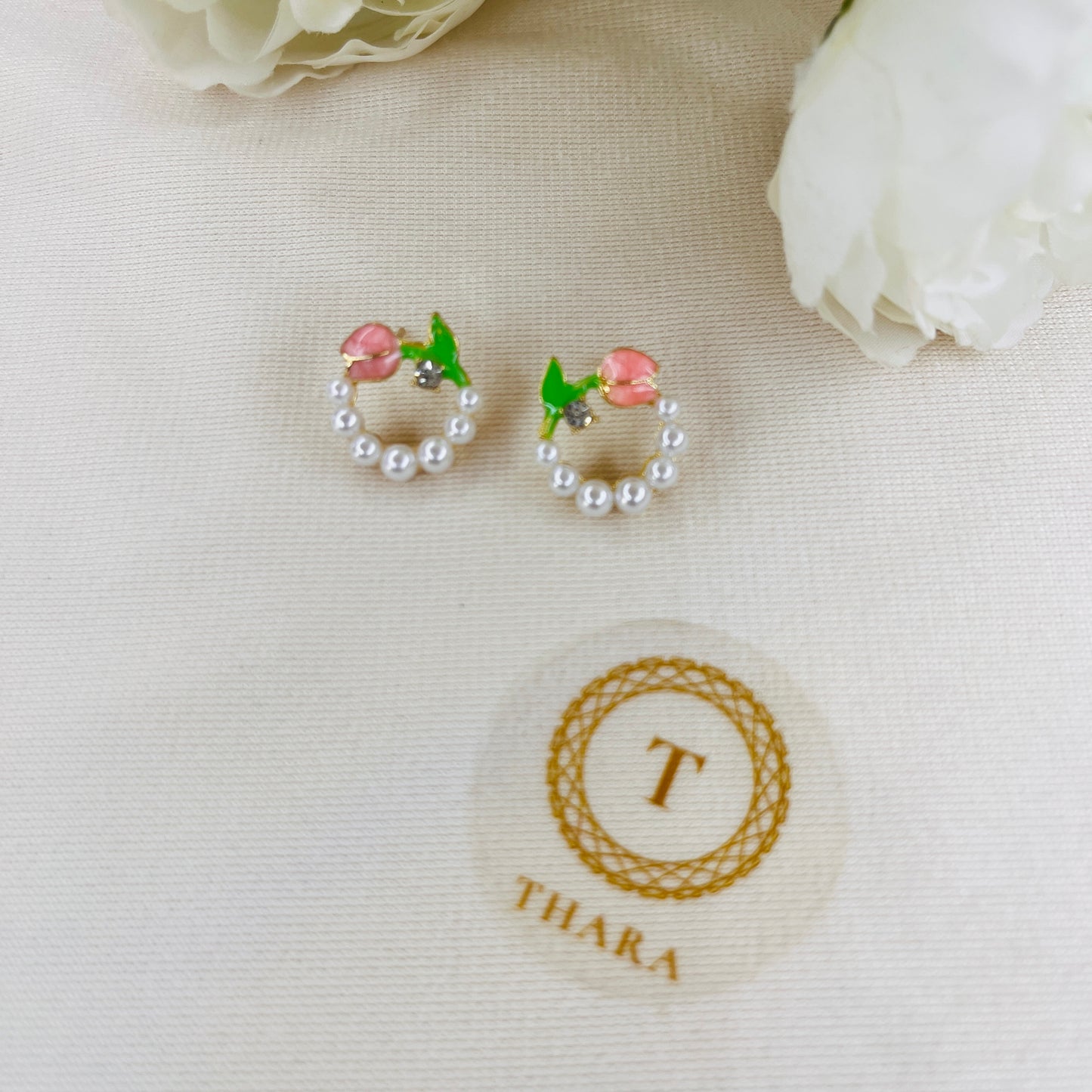 Pearl Tulip Fancy Earrings
