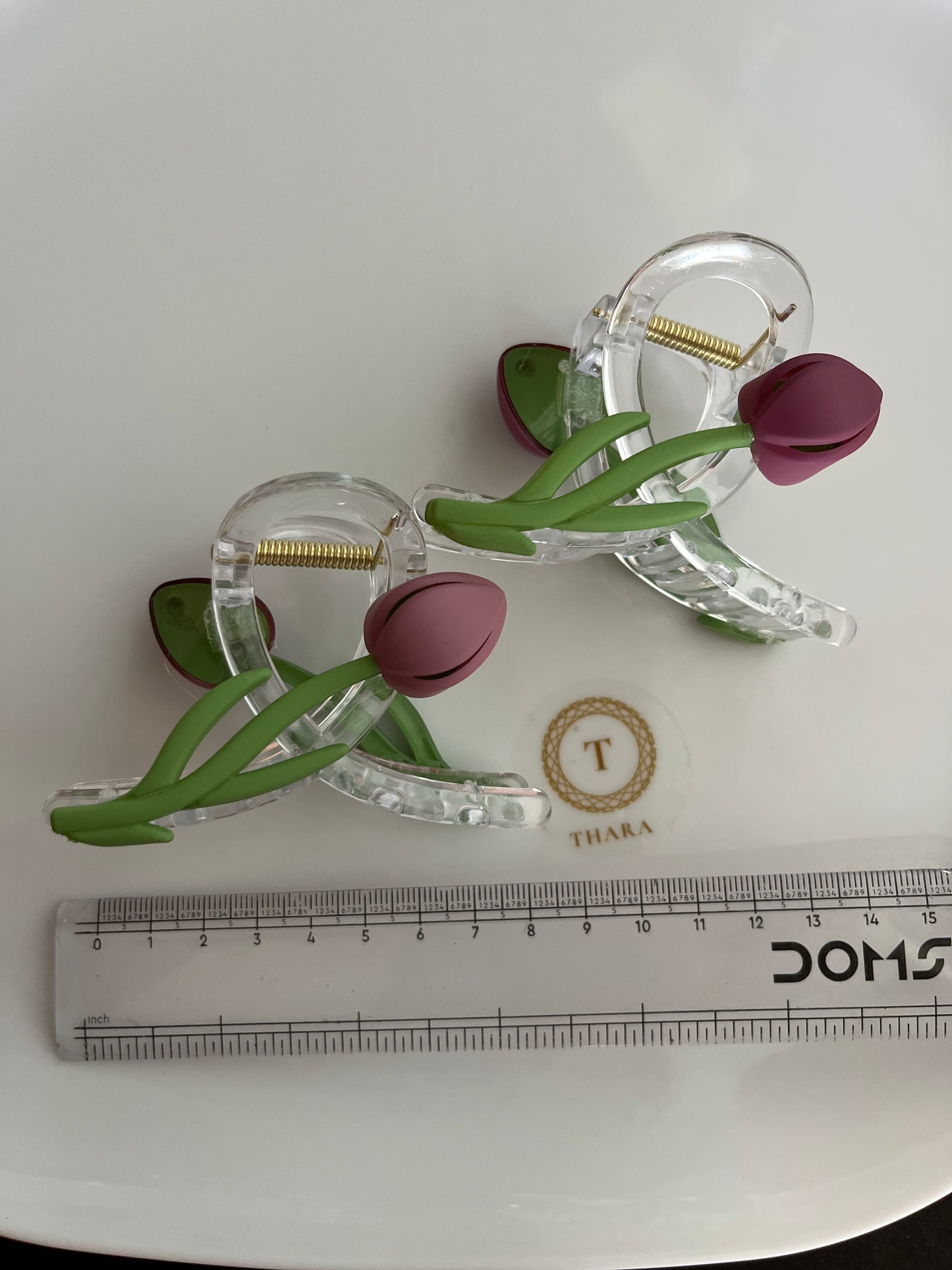 Lotus Bud Hair Claw Clip – Medium Size